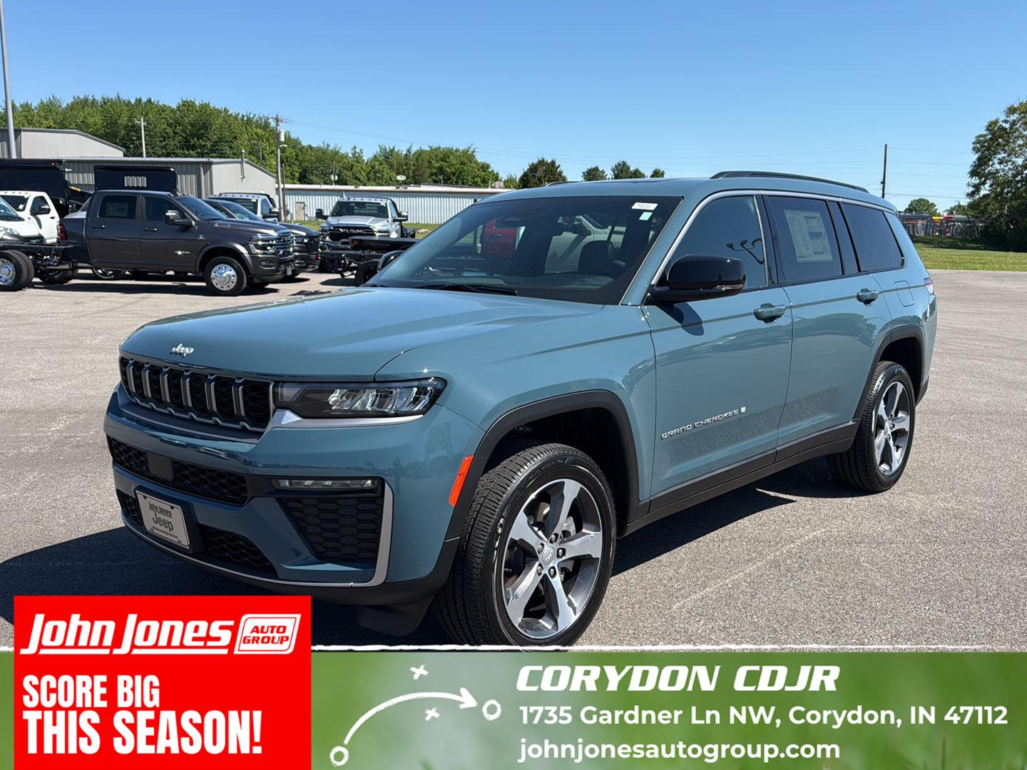 Gray (Steel Blue) 2026 Jeep Grand Cherokee L SUV / Crossover Four-Wheel Drive 8-Speed Automatic