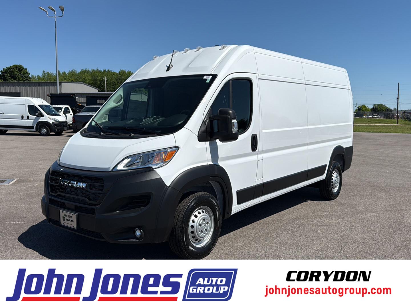 Bright White Clearcoat 2026 RAM ProMaster 3500 Tradesman 159 High Roof Cargo Van FWD Van Front-Wheel Drive Automatic