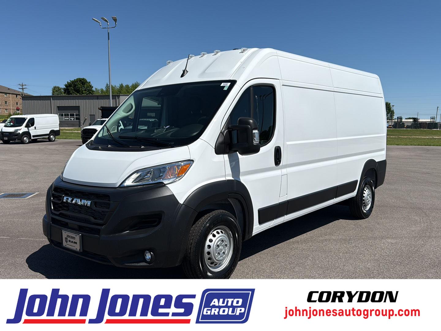 Bright White Clearcoat 2026 RAM ProMaster 3500 Tradesman 159 High Roof Cargo Van FWD Van Front-Wheel Drive Automatic