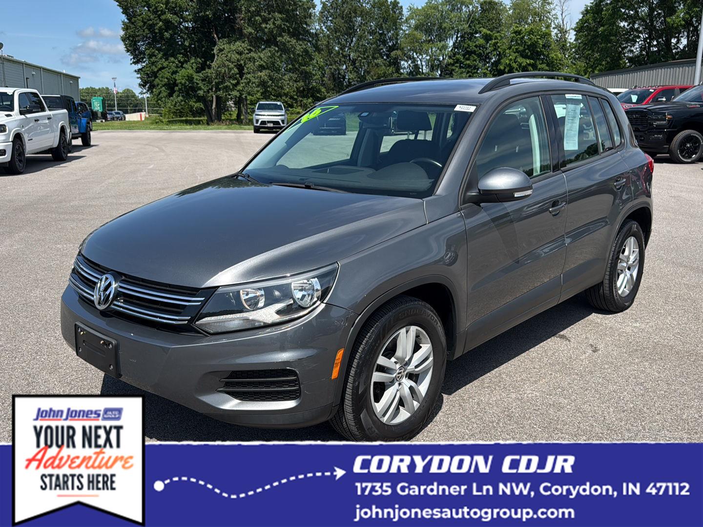 Pepper Gray Metallic 2016 Volkswagen Tiguan SUV / Crossover All-Wheel Drive Automatic