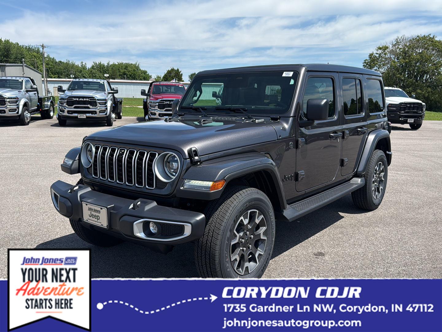 Gray (Granite Crystal Metallic Clearcoat) 2026 Jeep Wrangler SUV / Crossover Four-Wheel Drive 8-Speed Automatic
