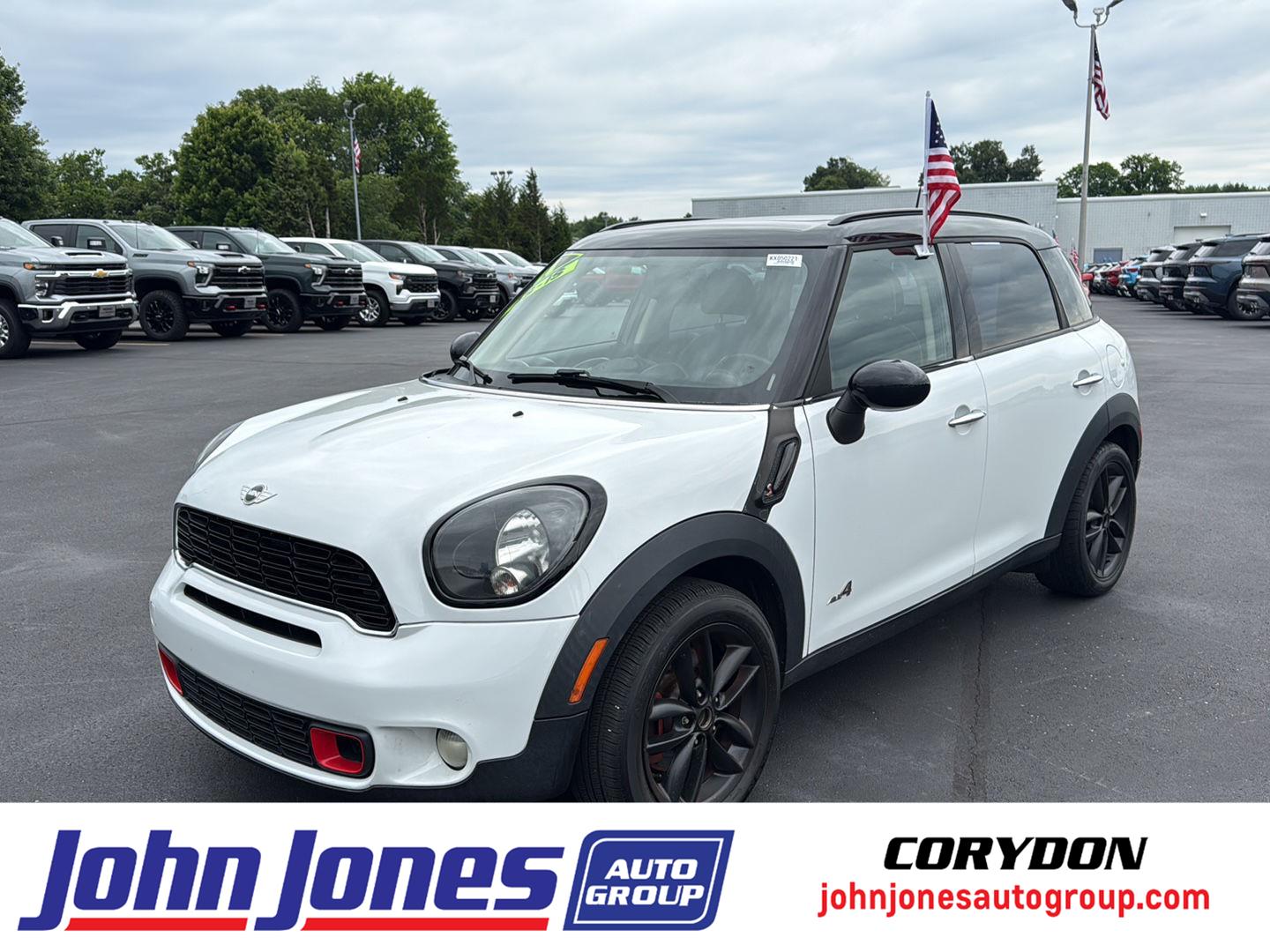 Light White 2011 MINI Countryman S ALL4 AWD SUV / Crossover All-Wheel Drive 6-Speed Manual