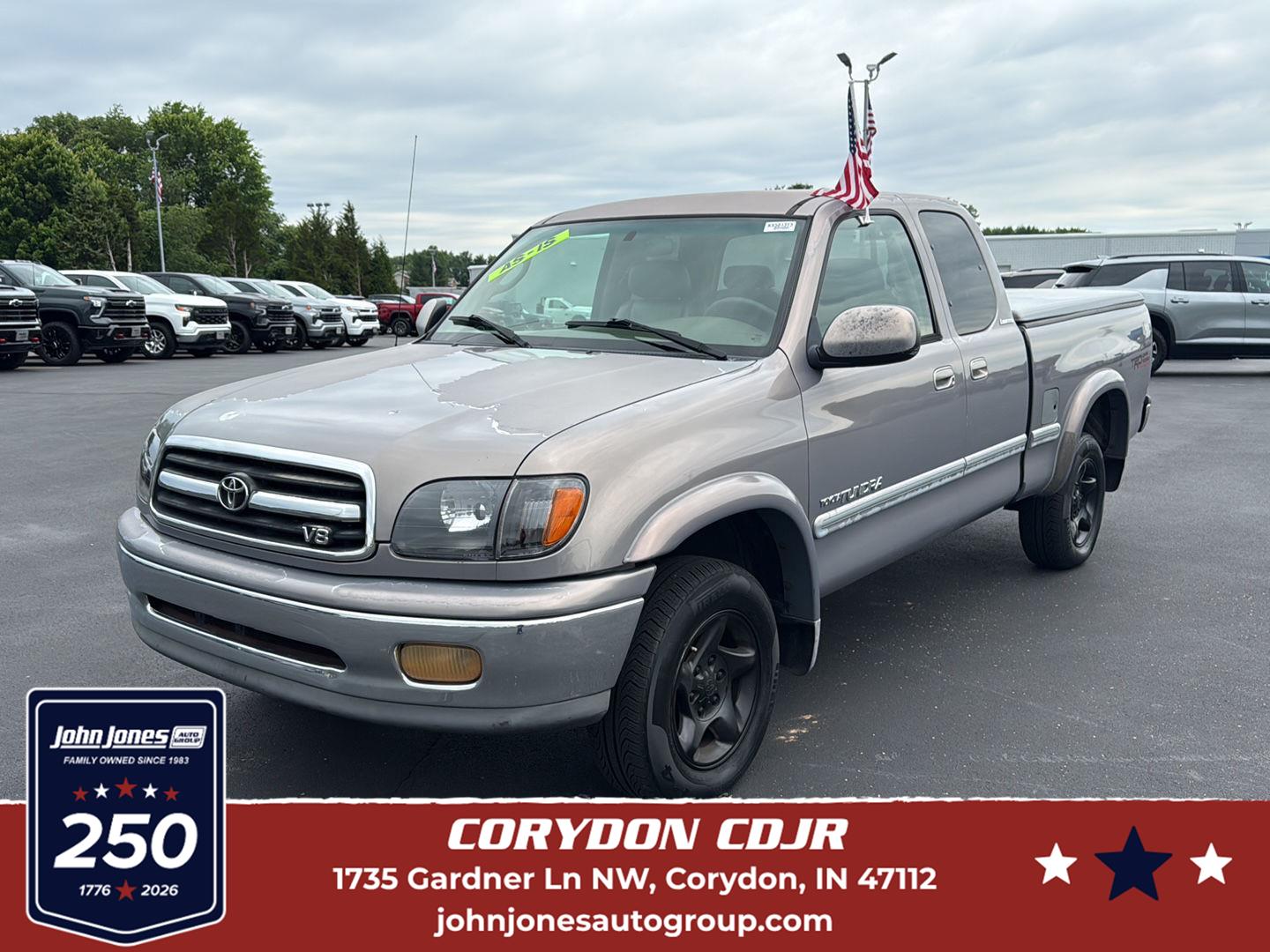 Thunder Gray Metallic 2001 Toyota Tundra Pickup Truck Four-Wheel Drive 4-Speed Automatic