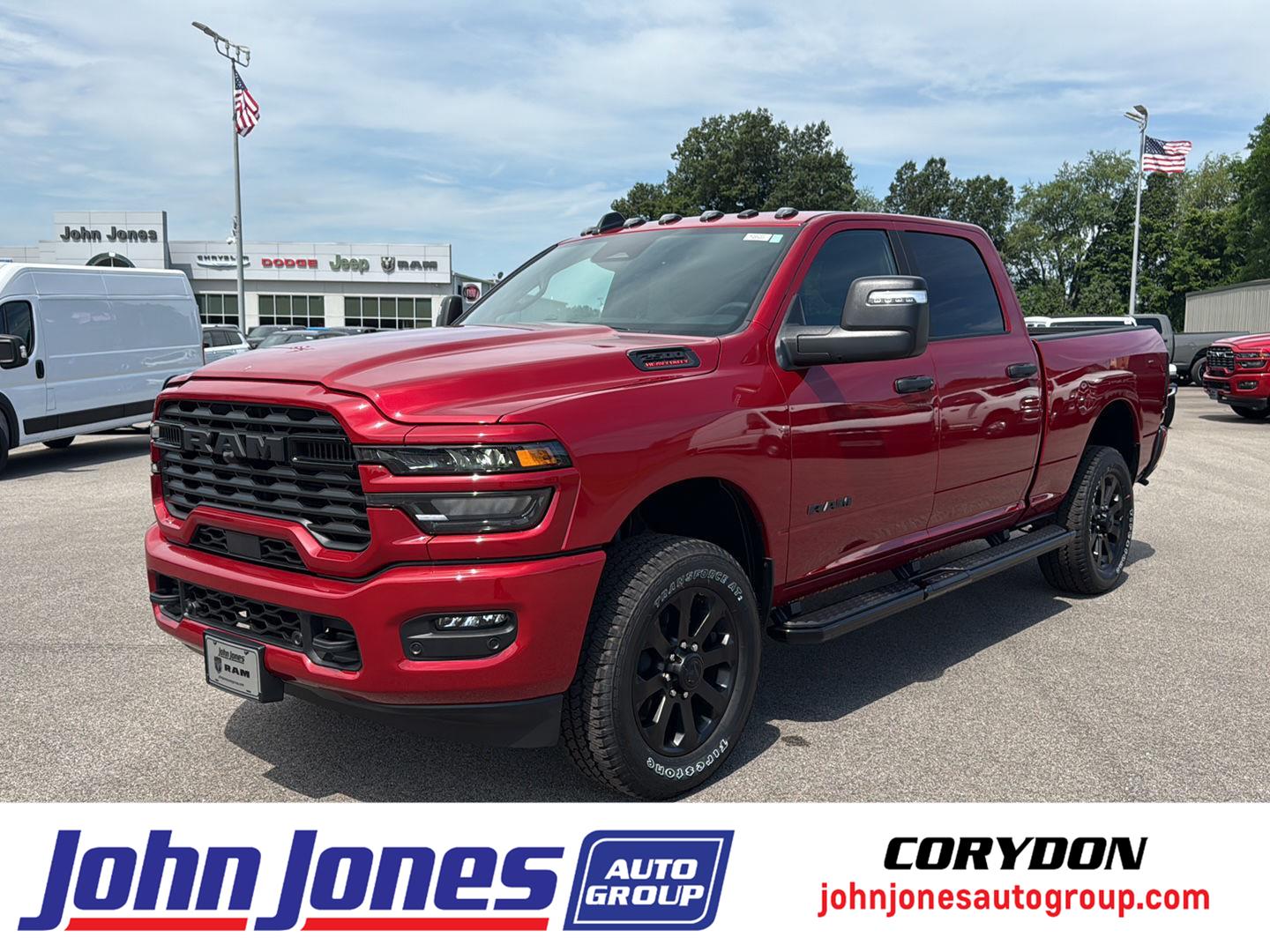 Molten Red Pearlcoat 2026 RAM 2500 Big Horn Crew Cab 4WD Pickup Truck Four-Wheel Drive 8-Speed Automatic