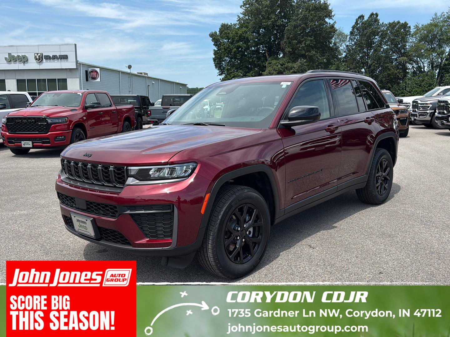 Velvet Red Pearlcoat 2026 Jeep Grand Cherokee SUV / Crossover 8-Speed Automatic