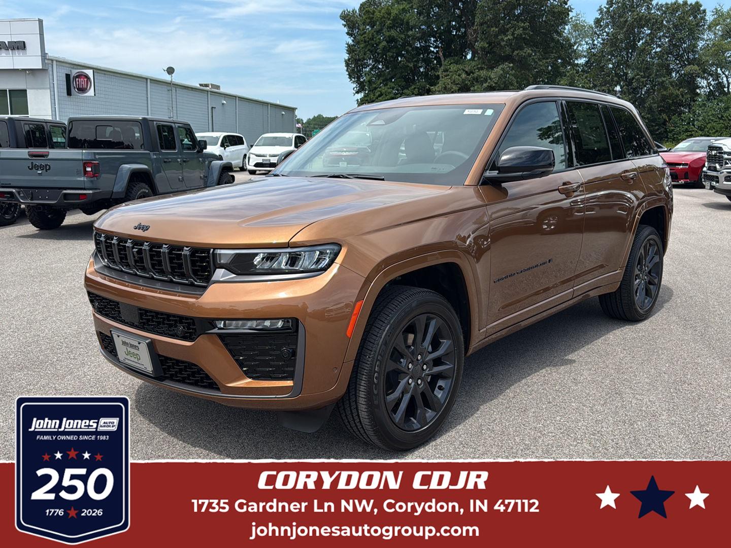 Red (Copper Shino Metallic Clearcoat) 2026 Jeep Grand Cherokee SUV / Crossover Four-Wheel Drive 8-Speed Automatic