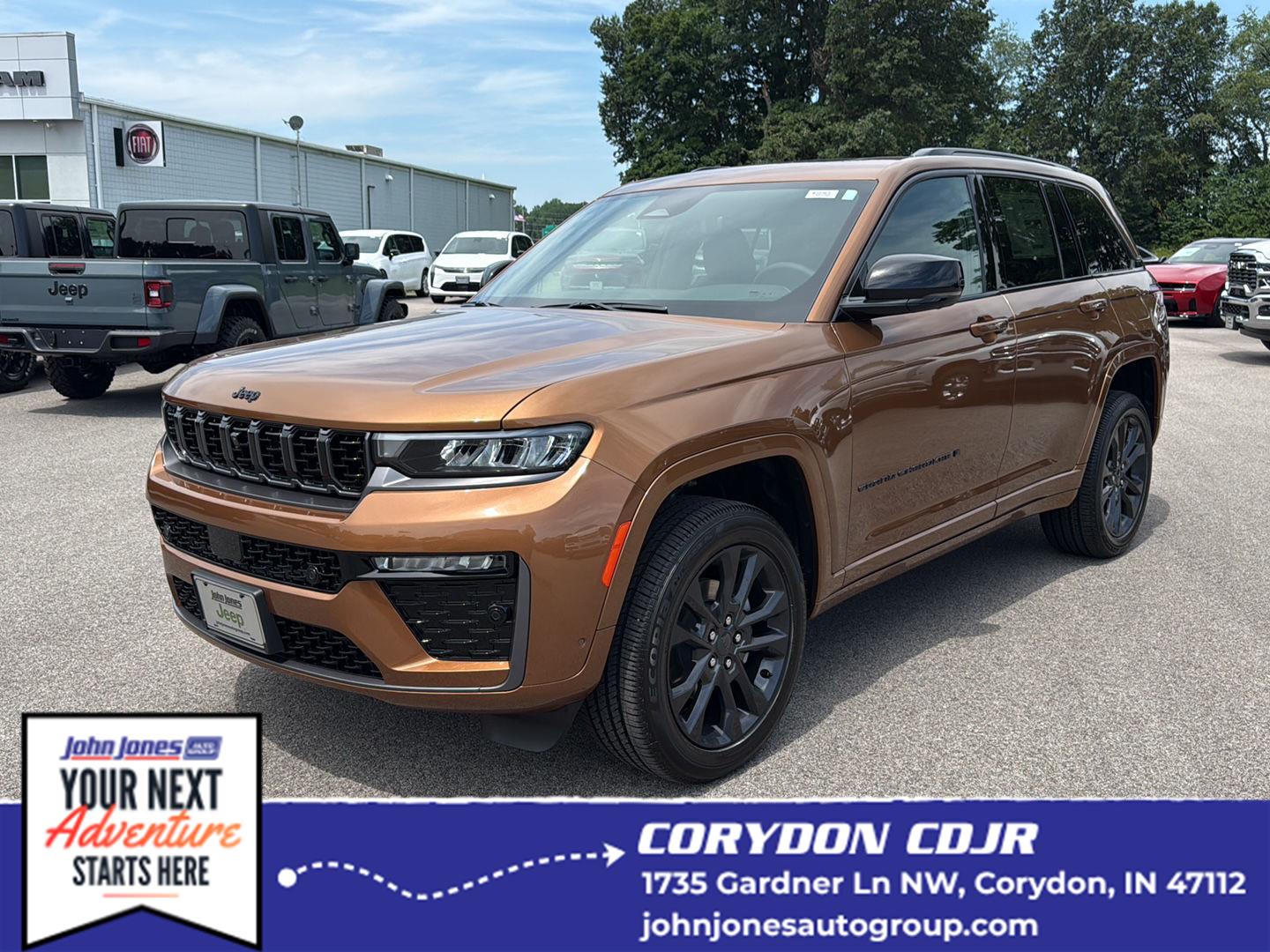 Red (Copper Shino Metallic Clearcoat) 2026 Jeep Grand Cherokee SUV / Crossover Four-Wheel Drive 8-Speed Automatic