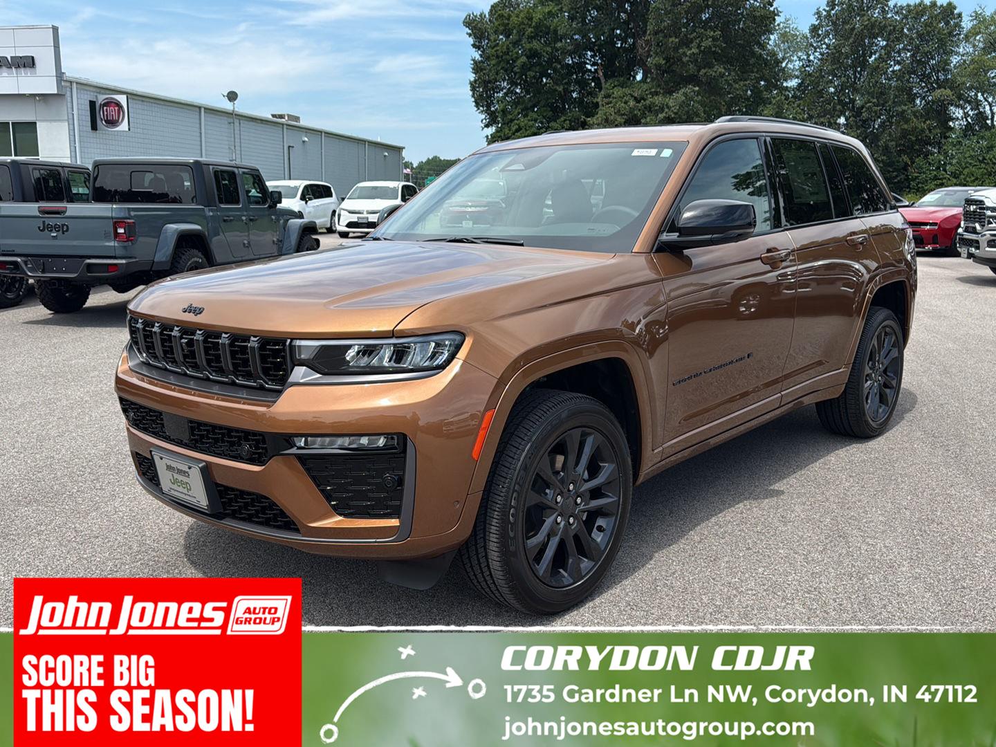Red (Copper Shino Metallic Clearcoat) 2026 Jeep Grand Cherokee SUV / Crossover Four-Wheel Drive 8-Speed Automatic