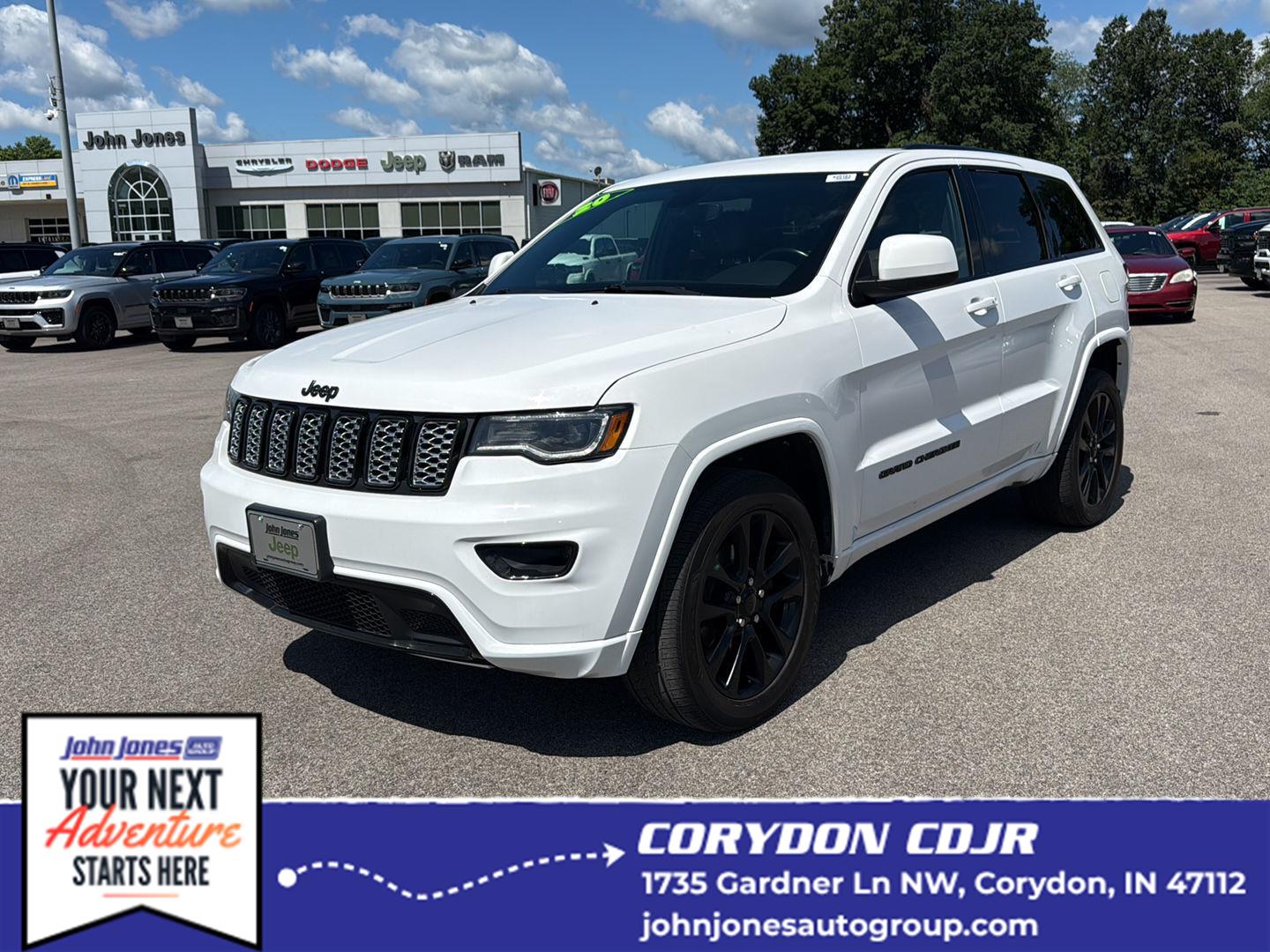 Bright White Clearcoat 2020 Jeep Grand Cherokee SUV / Crossover Four-Wheel Drive 8-Speed Automatic