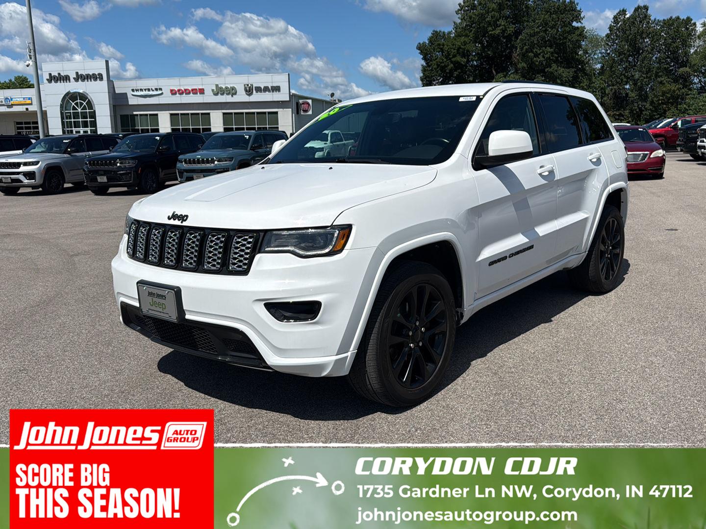 Bright White Clearcoat 2020 Jeep Grand Cherokee SUV / Crossover Four-Wheel Drive 8-Speed Automatic