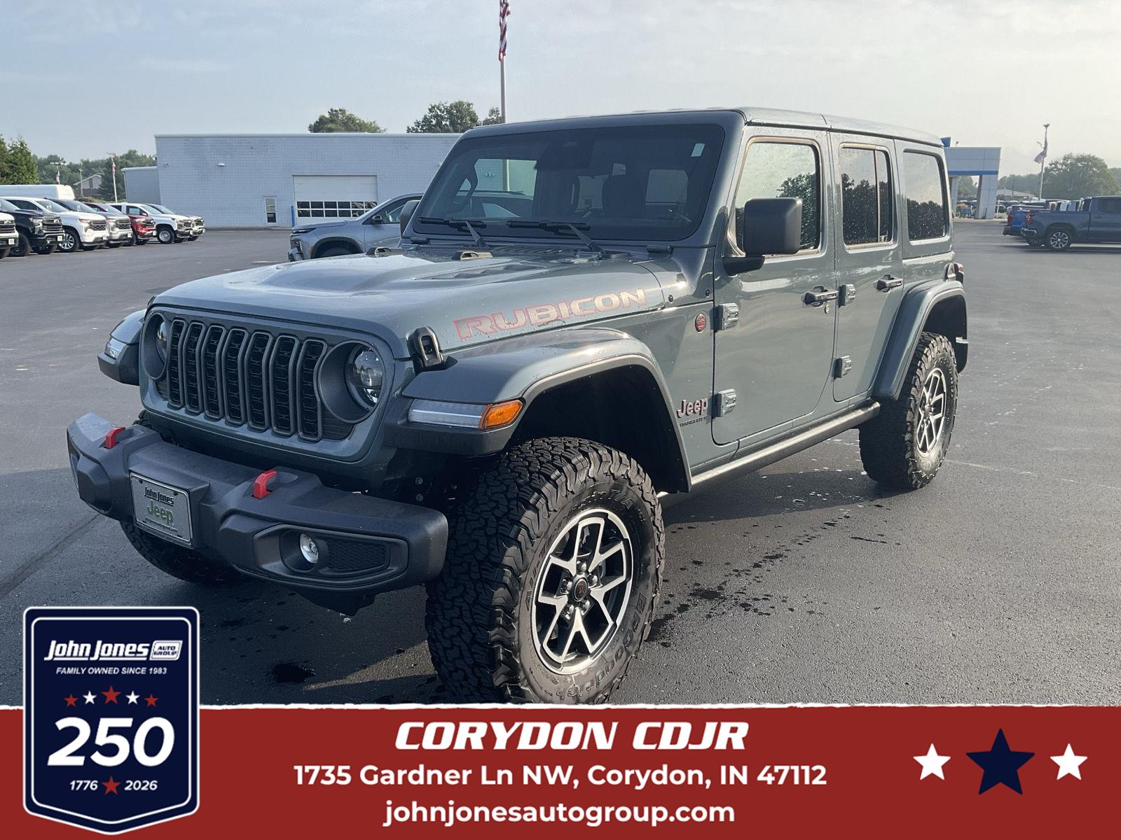 Anvil Clearcoat 2026 Jeep Wrangler SUV / Crossover Four-Wheel Drive 8-Speed Automatic