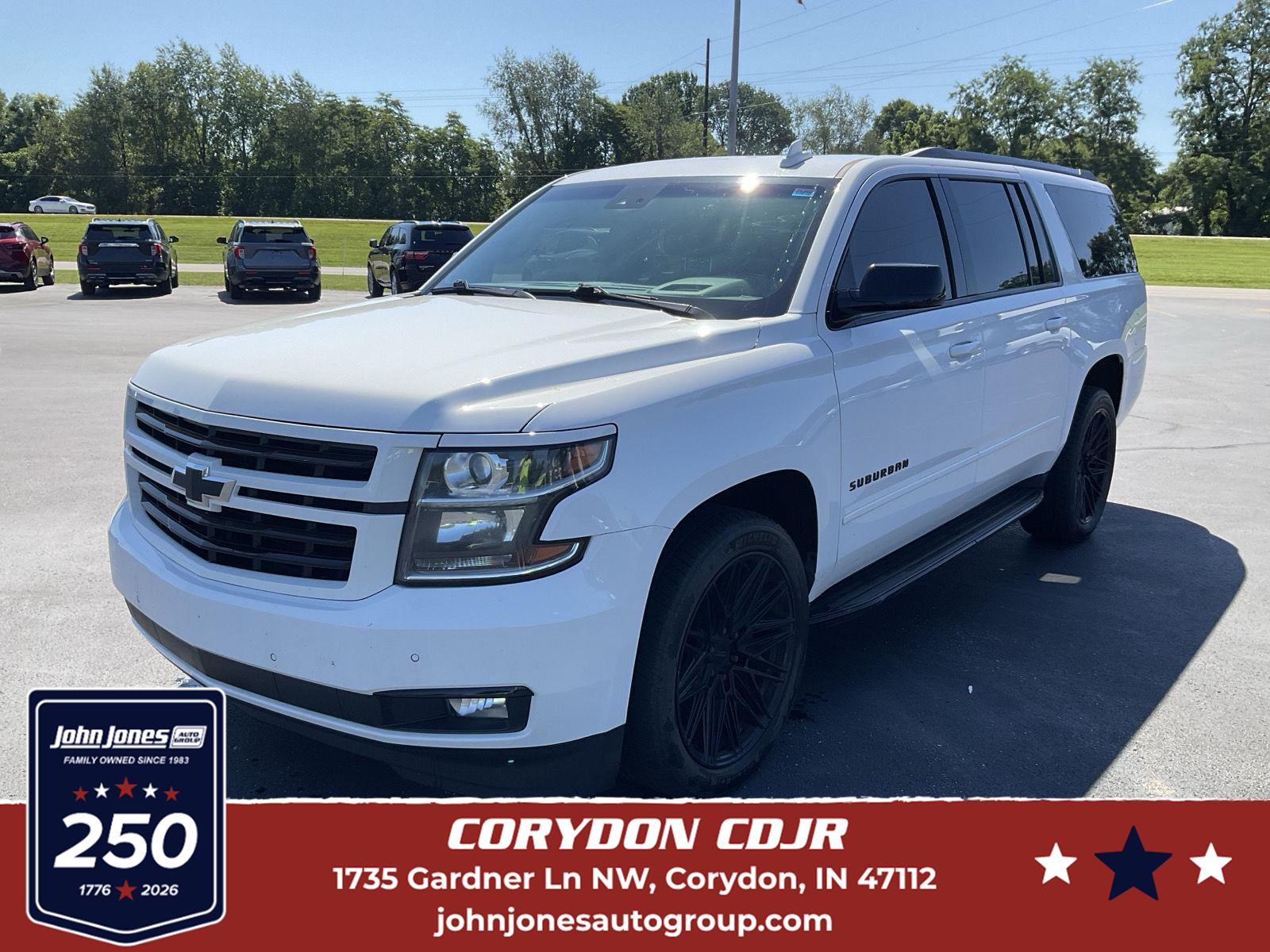 Summit White 2020 Chevrolet Suburban SUV / Crossover Four-Wheel Drive Automatic