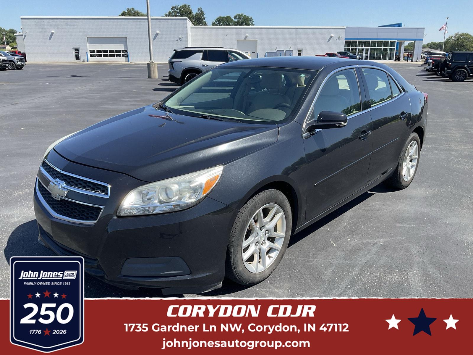 Black Granite Metallic 2013 Chevrolet Malibu Sedan Front-Wheel Drive 6-Speed Automatic