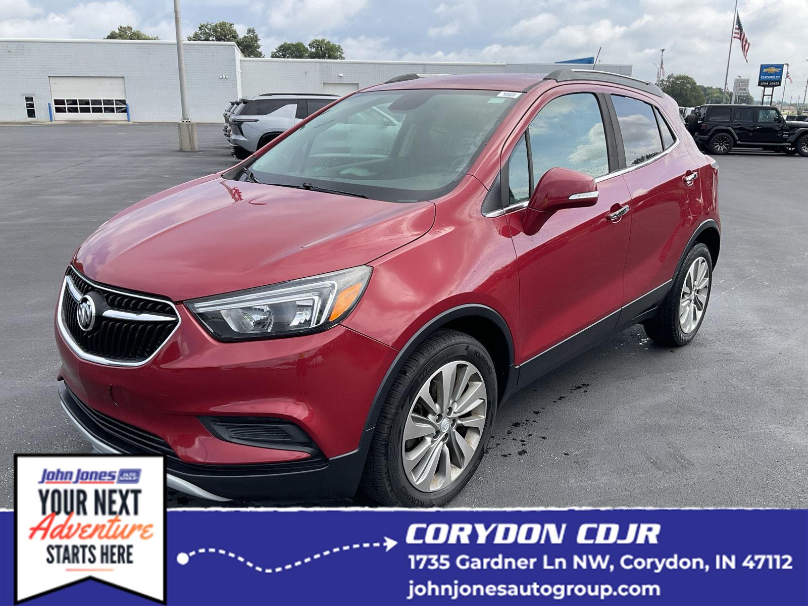 Winterberry Red Metallic 2017 Buick Encore SUV / Crossover Front-Wheel Drive 6-Speed Automatic