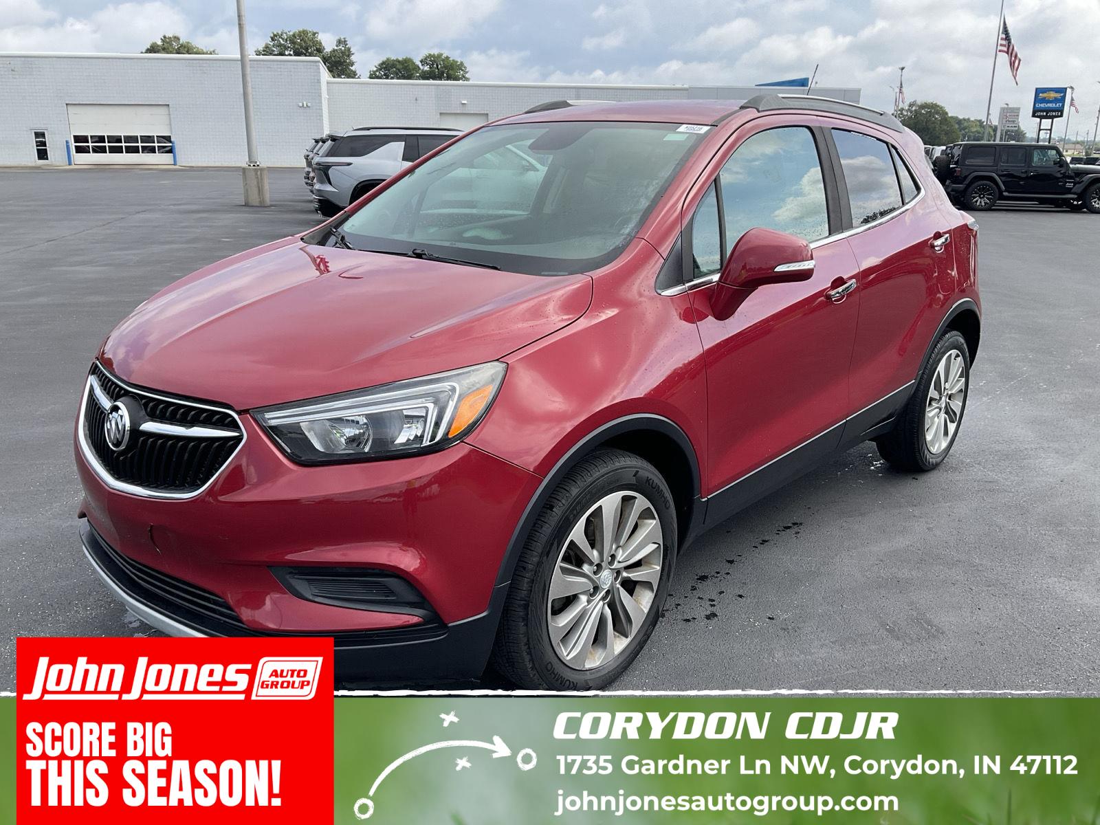 Winterberry Red Metallic 2017 Buick Encore SUV / Crossover Front-Wheel Drive 6-Speed Automatic