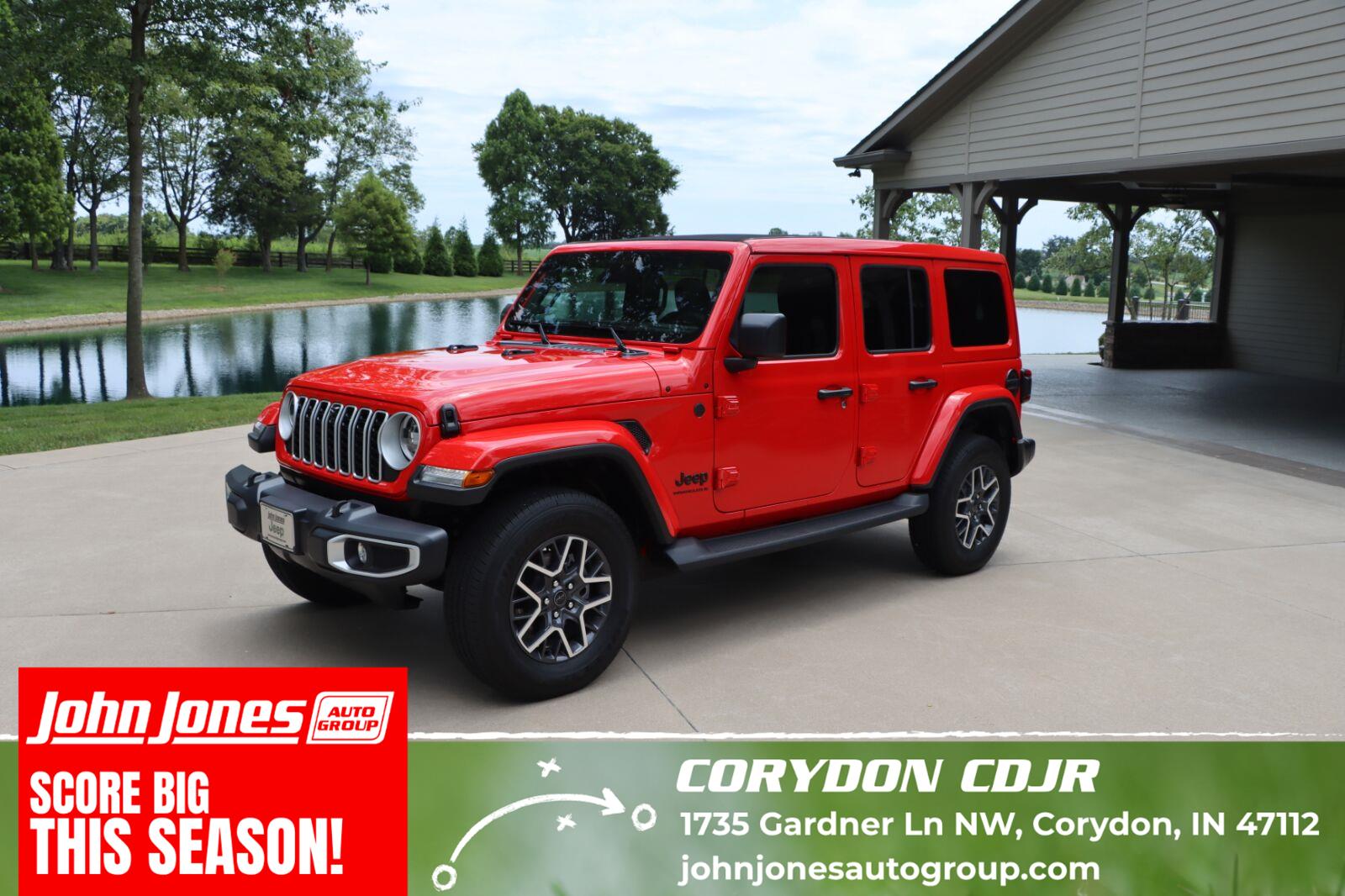 Firecracker Red Clearcoat 2026 Jeep Wrangler SUV / Crossover Four-Wheel Drive 8-Speed Automatic