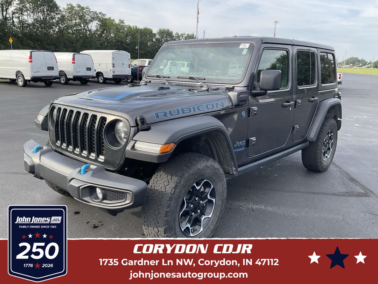 Gray (Granite Crystal Metallic Clearcoat) 2022 Jeep Wrangler 4xe SUV / Crossover Four-Wheel Drive 8-Speed Automatic