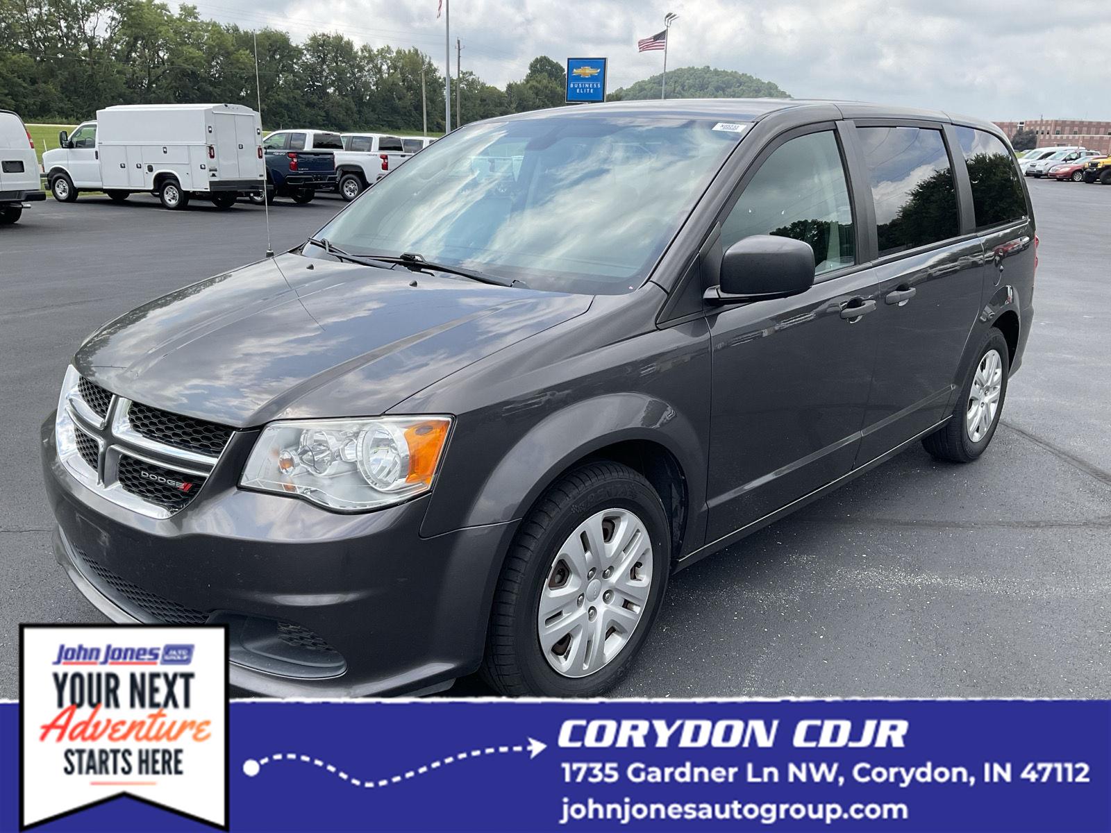 Gray (Granite Pearlcoat) 2019 Dodge Grand Caravan Minivan Front-Wheel Drive 6-Speed Automatic