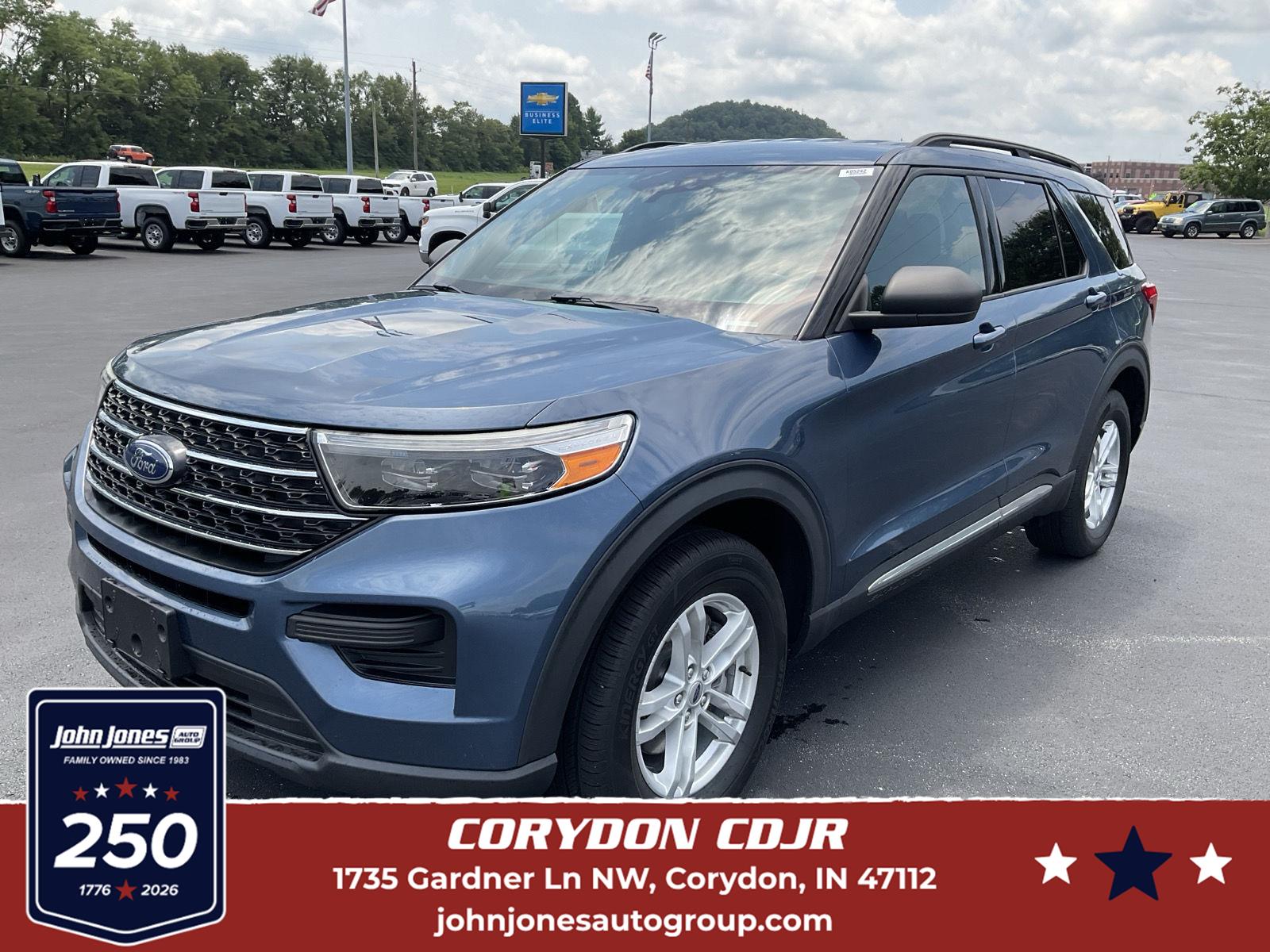 Blue 2020 Ford Explorer SUV / Crossover All-Wheel Drive Automatic