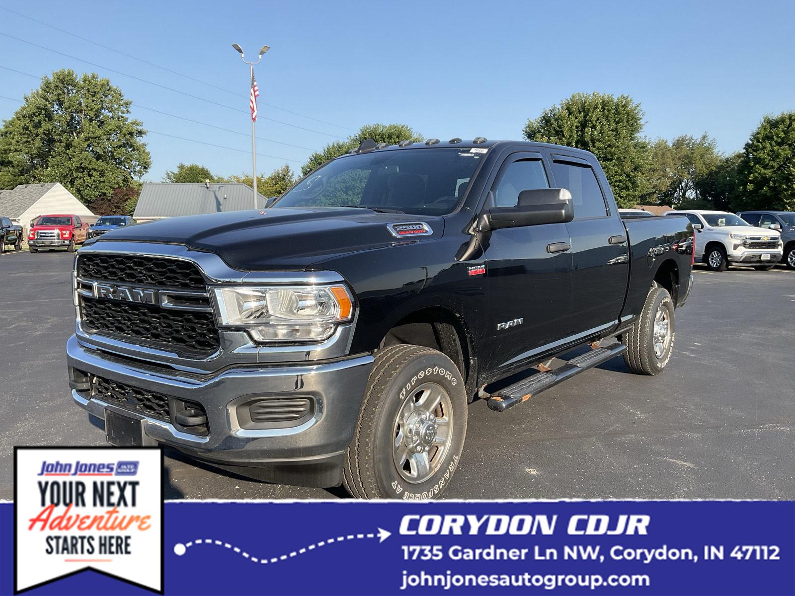 Diamond Black Crystal Pearlcoat 2022 RAM 2500 Pickup Truck Four-Wheel Drive 8-Speed Automatic