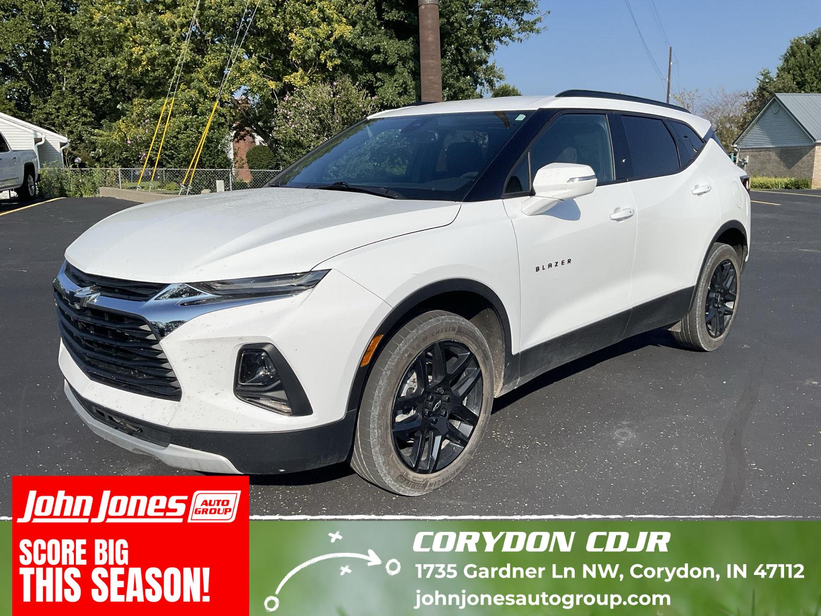 Summit White 2022 Chevrolet Blazer SUV / Crossover Front-Wheel Drive 9-Speed Automatic