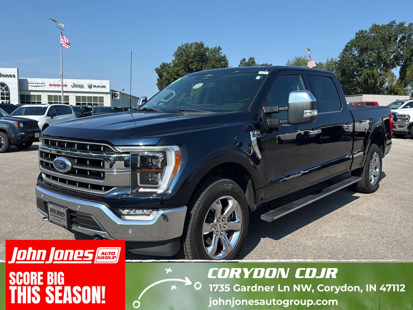 Antimatter Blue 2023 Ford F-150 Pickup Truck Four-Wheel Drive Automatic