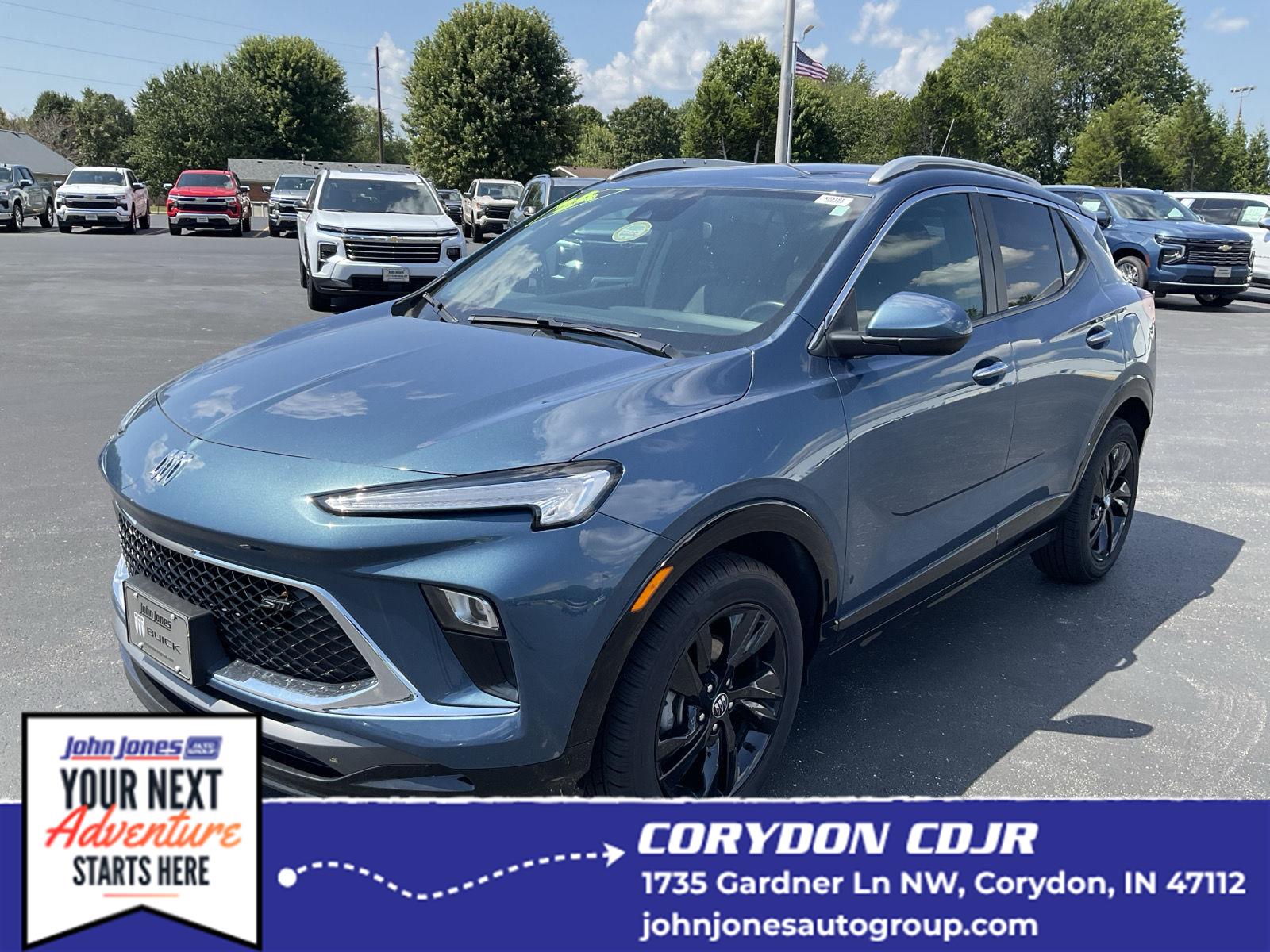 Ocean Blue Metallic 2024 Buick Encore GX SUV / Crossover Front-Wheel Drive Continuously Variable Transmission