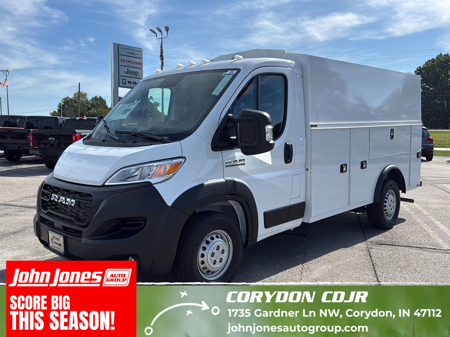 Bright White Clearcoat 2026 RAM ProMaster Chassis Van Front-Wheel Drive Automatic