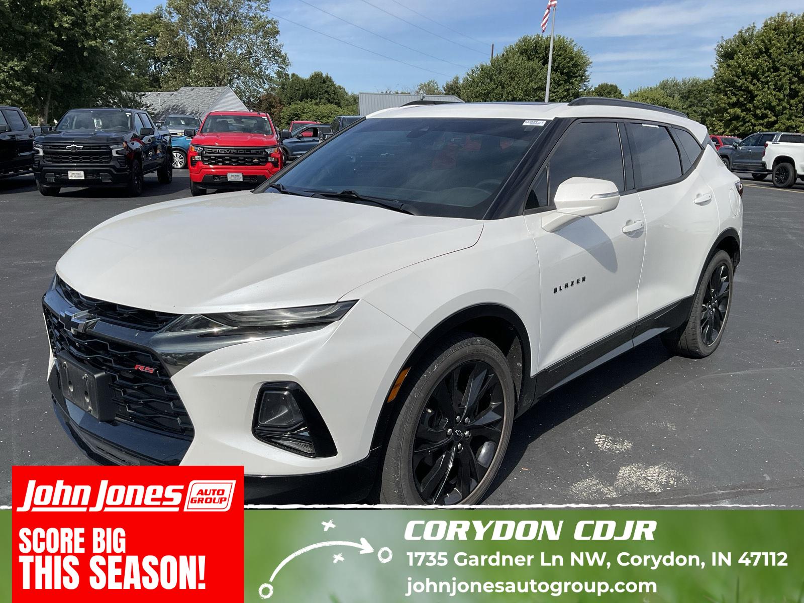 White (Iridescent Pearl Tricoat) 2020 Chevrolet Blazer SUV / Crossover All-Wheel Drive 9-Speed Automatic