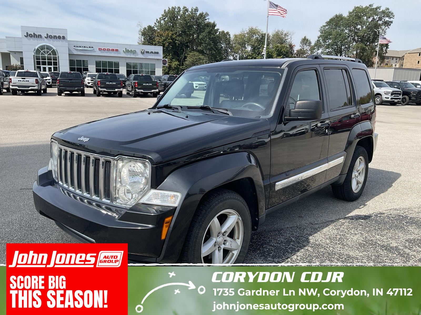 Brilliant Black Crystal Pearl 2011 Jeep Liberty SUV / Crossover 4X2 4-Speed Automatic Overdrive