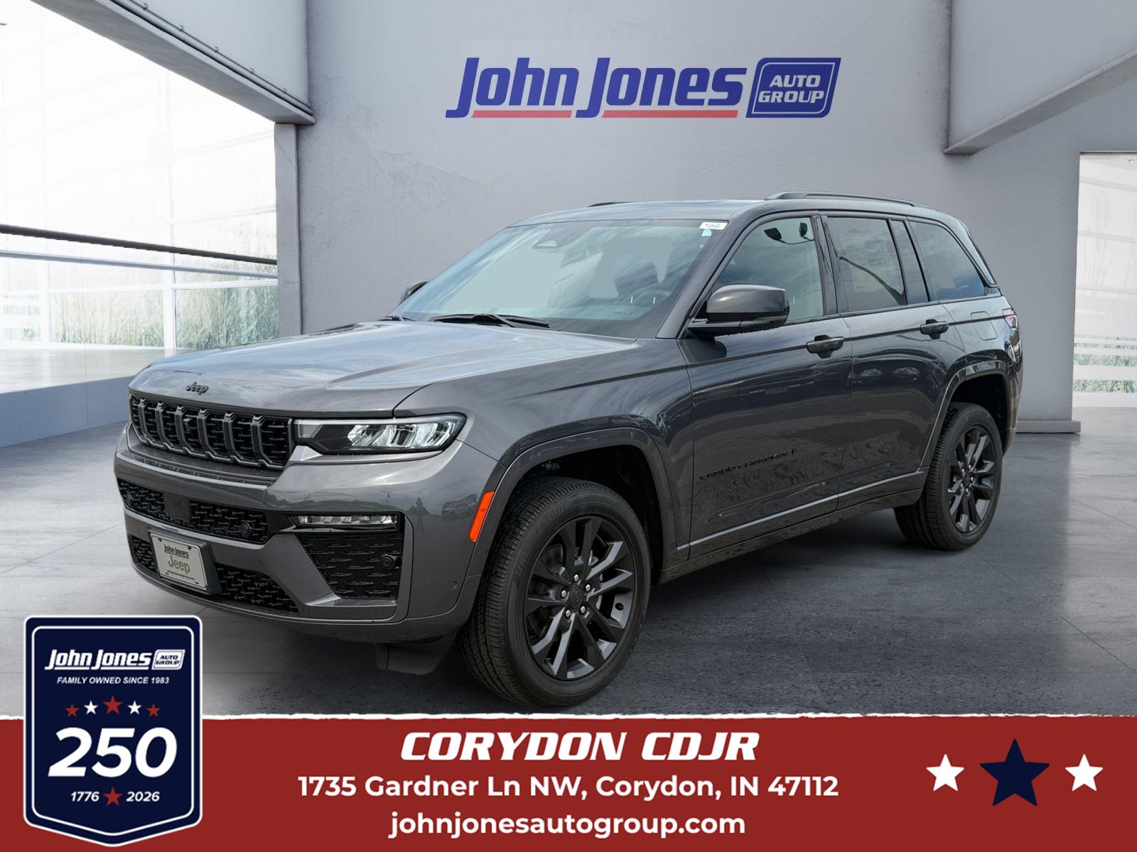Baltic Gray Metallic Clearcoat 2026 Jeep Grand Cherokee SUV / Crossover Four-Wheel Drive 8-Speed Automatic