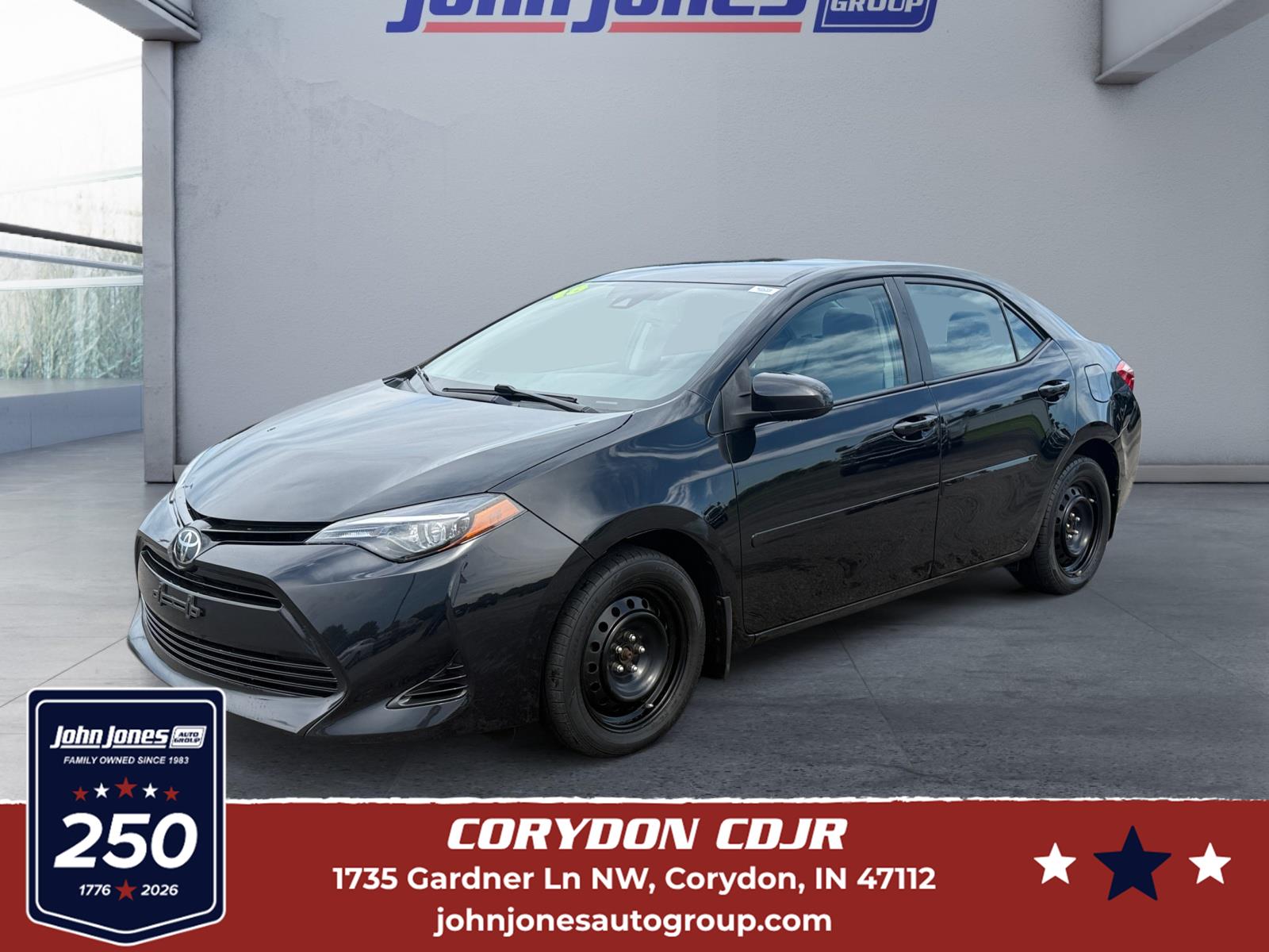 Black Sand Pearl 2018 Toyota Corolla Sedan Front-Wheel Drive