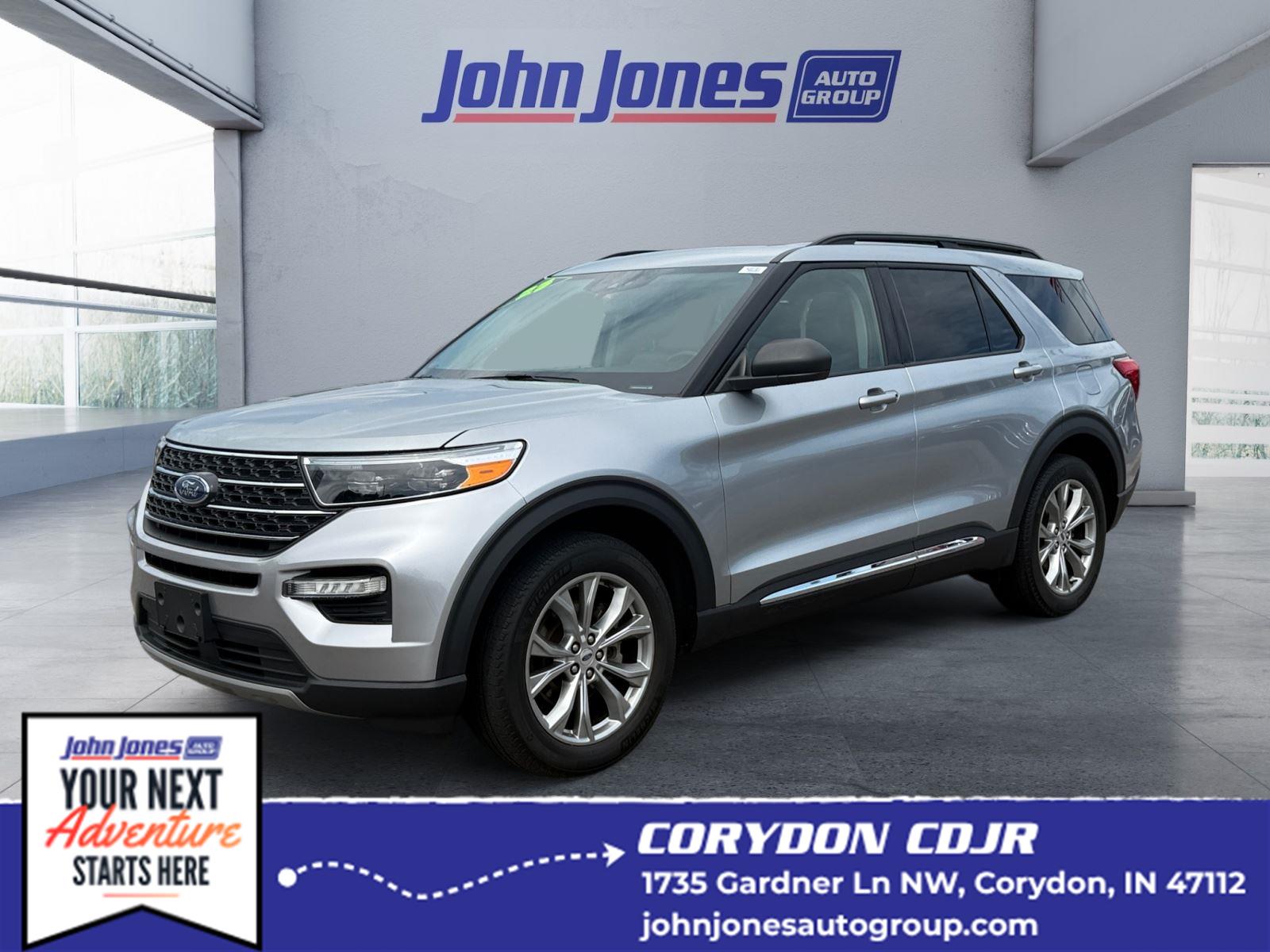 Iconic Silver 2023 Ford Explorer SUV / Crossover All-Wheel Drive Automatic