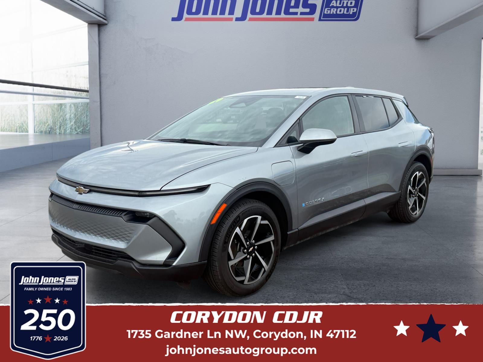 Gray 2025 Chevrolet Equinox EV SUV / Crossover Front-Wheel Drive