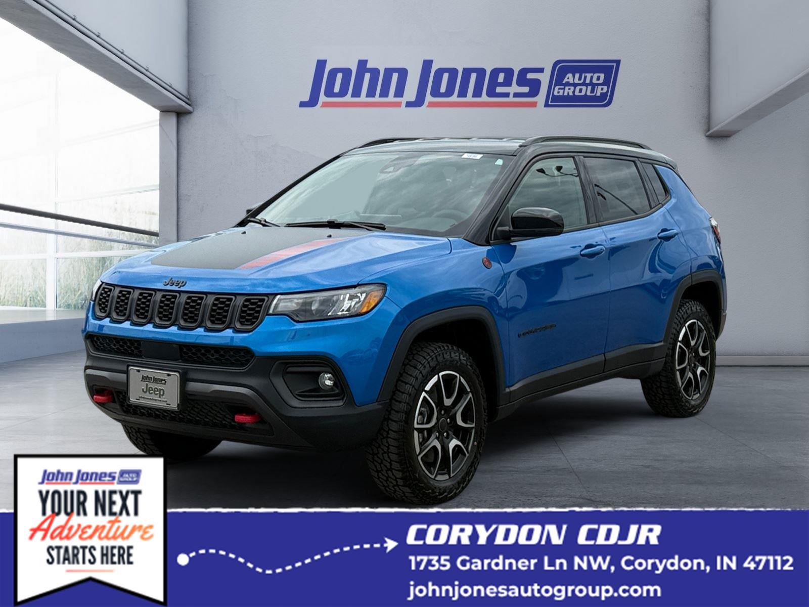 Hydro Blue Pearlcoat 2026 Jeep Compass SUV / Crossover Four-Wheel Drive 8-Speed Automatic
