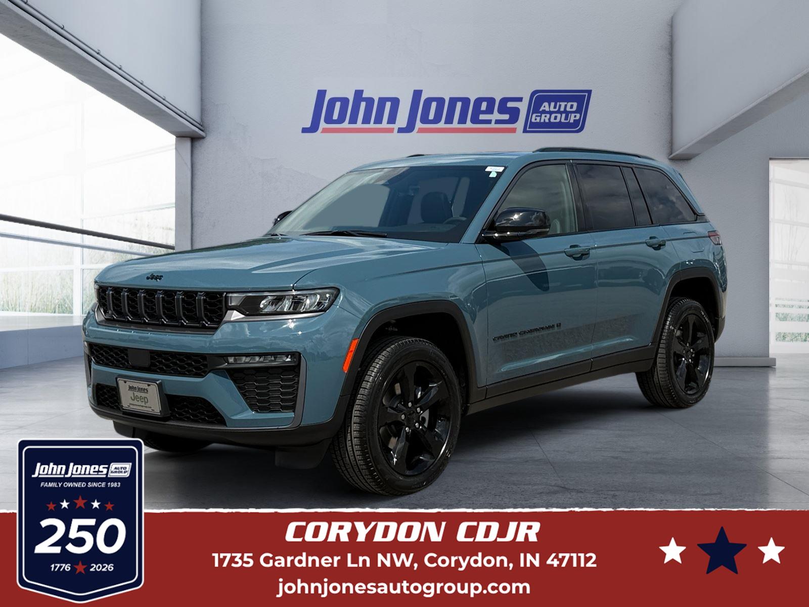 Gray (Steel Blue) 2026 Jeep Grand Cherokee SUV / Crossover Four-Wheel Drive 8-Speed Automatic
