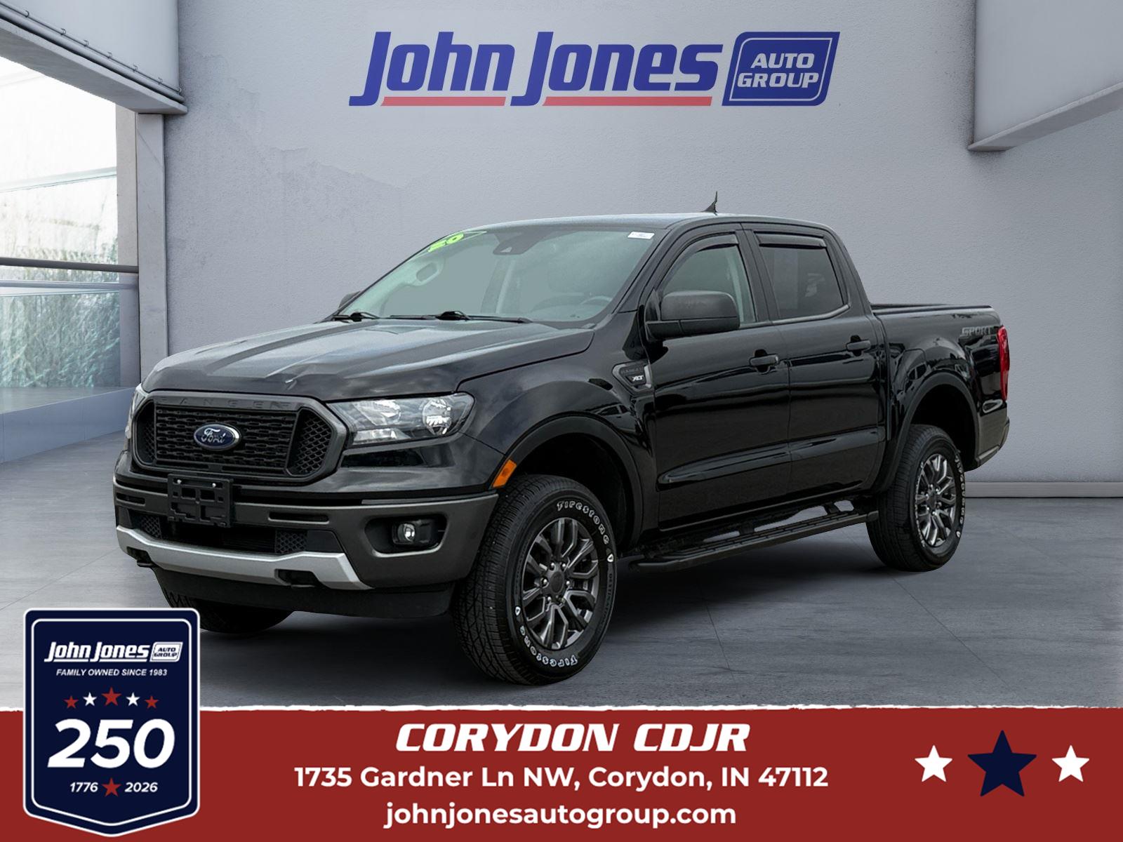 Shadow Black 2021 Ford Ranger Pickup Truck Four-Wheel Drive Automatic