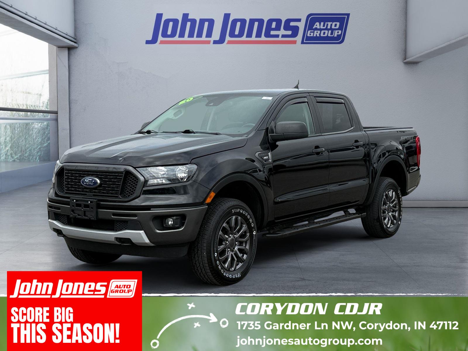 Shadow Black 2021 Ford Ranger Pickup Truck Four-Wheel Drive Automatic
