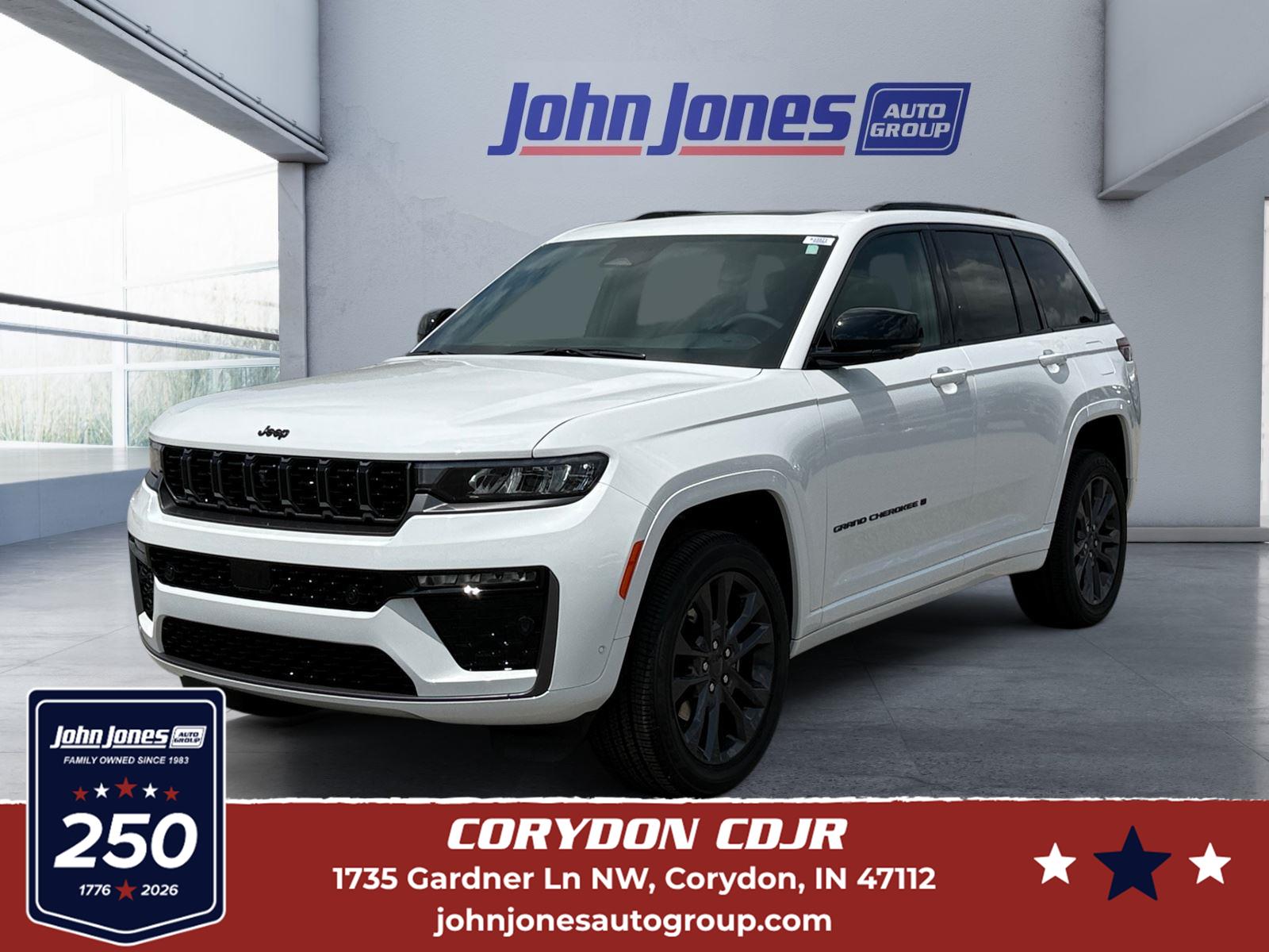 Bright White Clearcoat 2026 Jeep Grand Cherokee SUV / Crossover Four-Wheel Drive 8-Speed Automatic