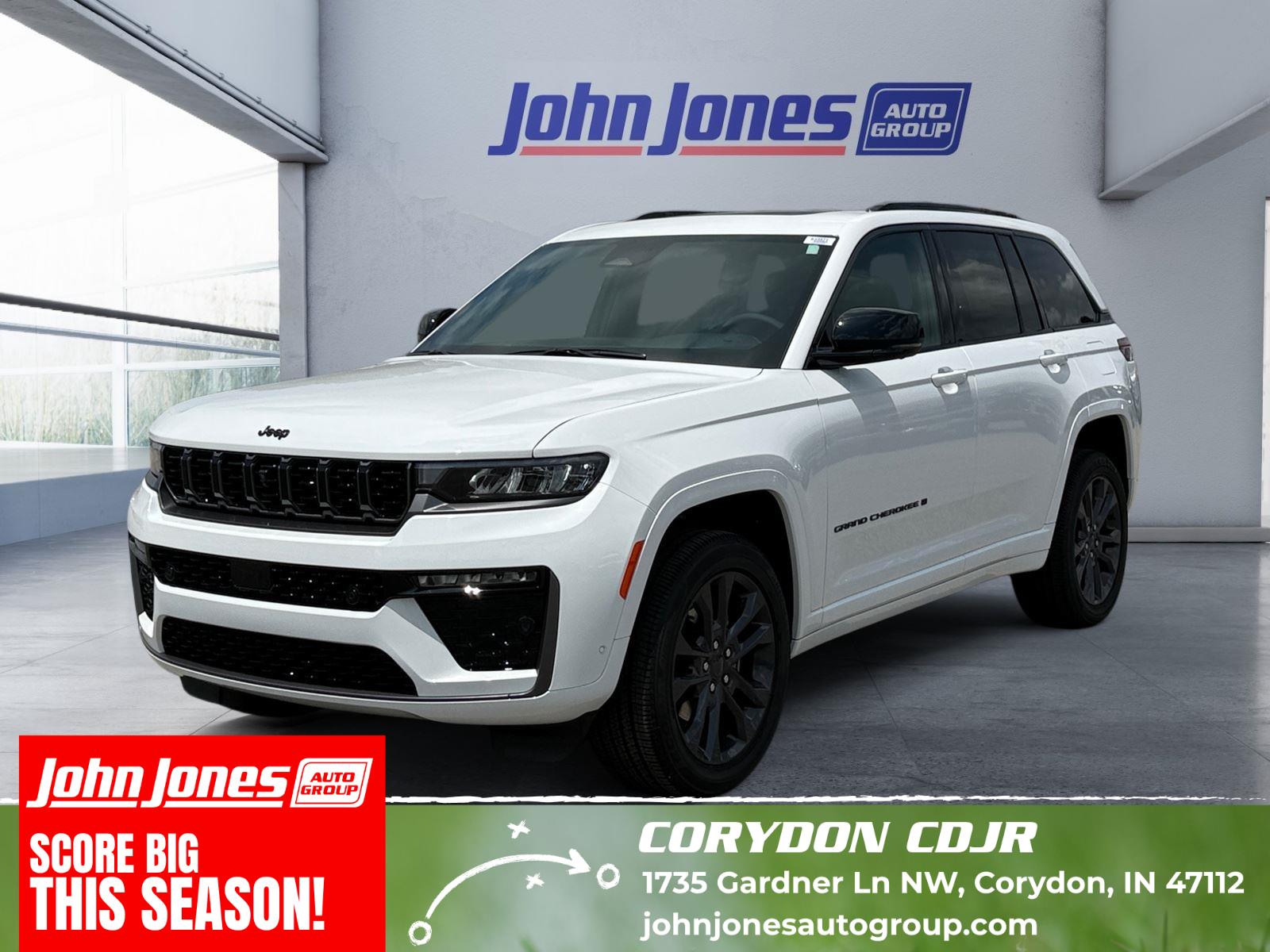 Bright White Clearcoat 2026 Jeep Grand Cherokee SUV / Crossover Four-Wheel Drive 8-Speed Automatic