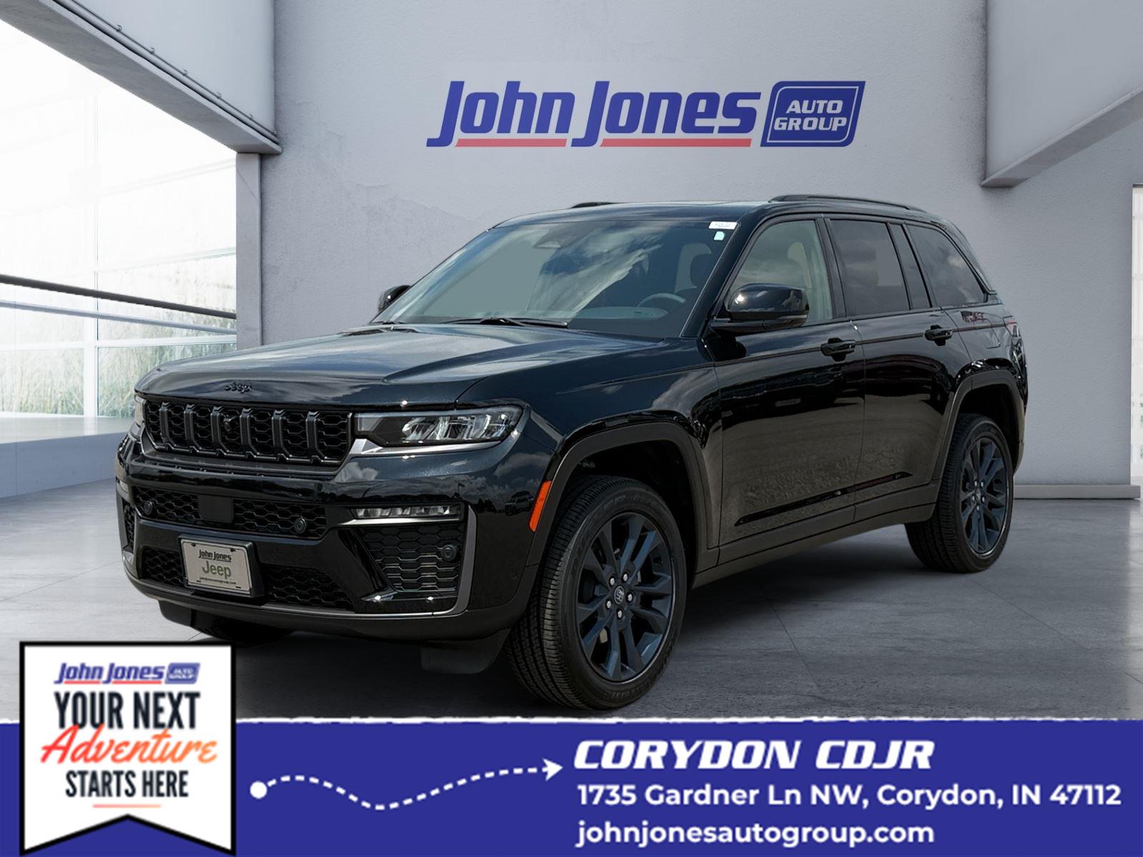 Diamond Black Crystal Pearlcoat 2026 Jeep Grand Cherokee SUV / Crossover Four-Wheel Drive 8-Speed Automatic