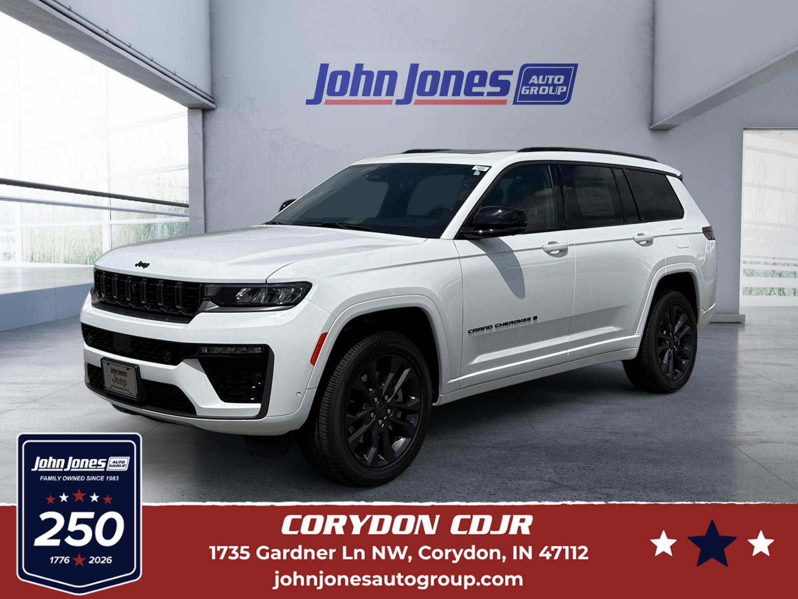 Bright White Clearcoat 2026 Jeep Grand Cherokee L SUV / Crossover Four-Wheel Drive 8-Speed Automatic