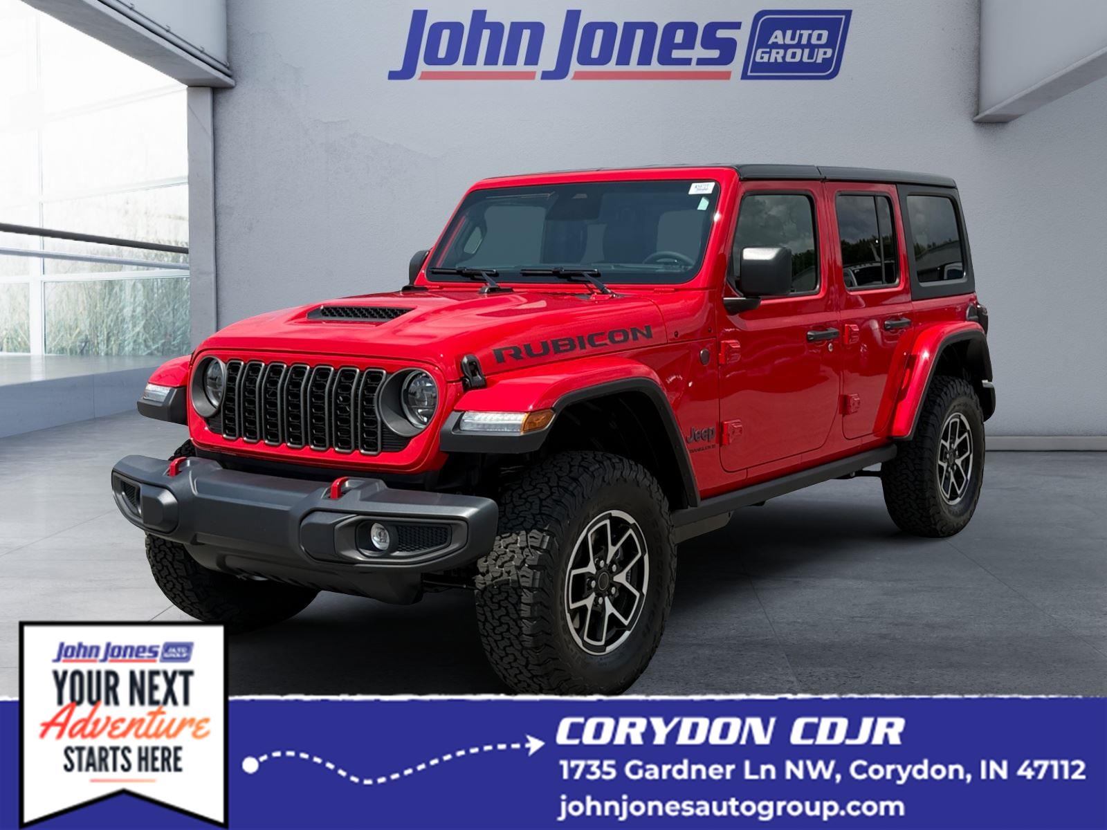 Firecracker Red Clearcoat 2026 Jeep Wrangler SUV / Crossover Four-Wheel Drive 8-Speed Automatic