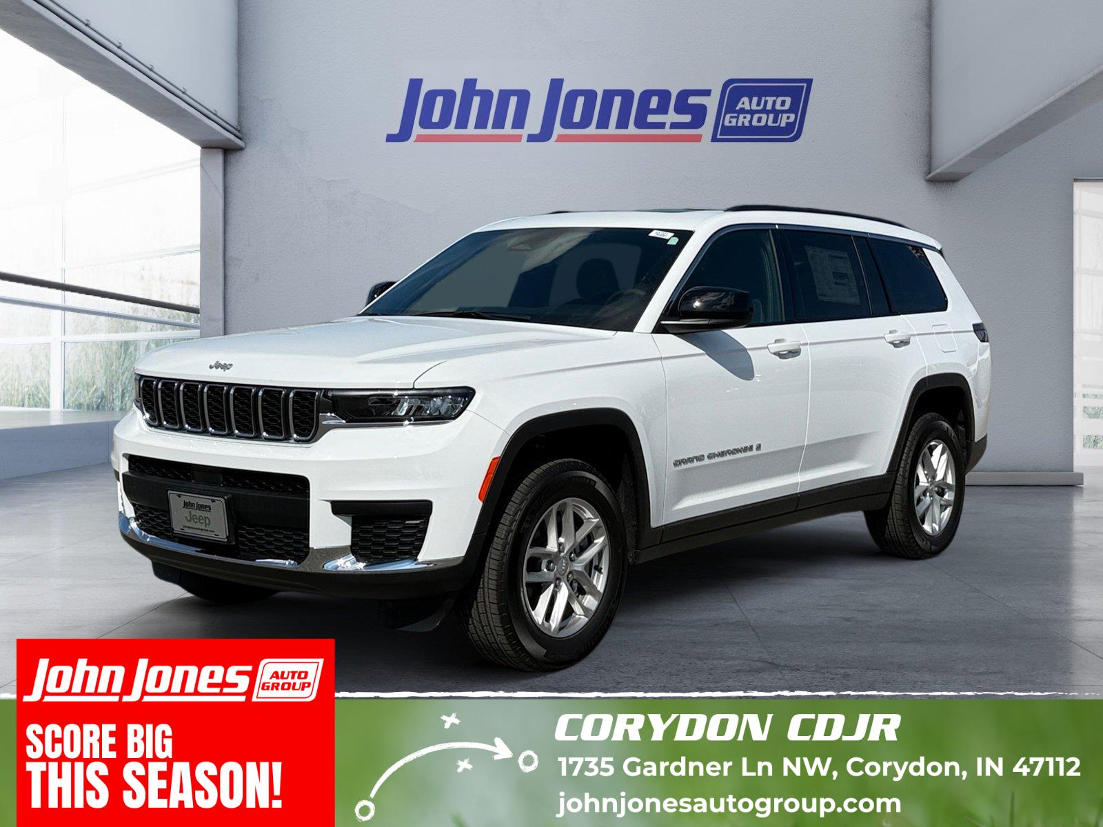 Bright White Clearcoat 2026 Jeep Grand Cherokee L SUV / Crossover Four-Wheel Drive 8-Speed Automatic