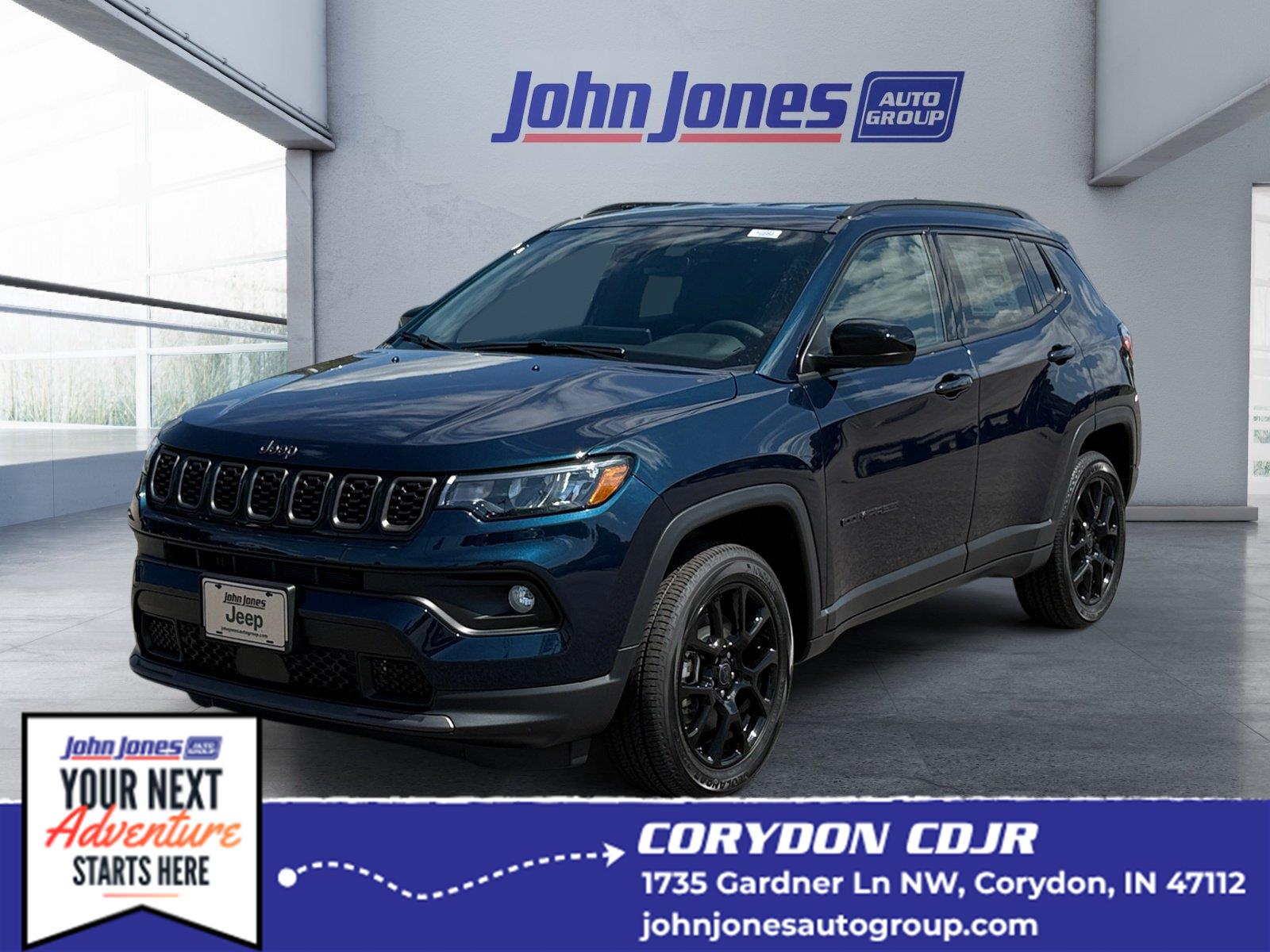 Fathom Blue Pearl Coat 2026 Jeep Compass SUV / Crossover Four-Wheel Drive 8-Speed Automatic