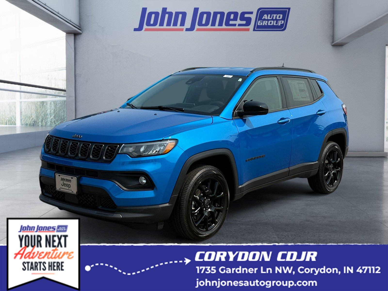 Hydro Blue Pearlcoat 2026 Jeep Compass SUV / Crossover Four-Wheel Drive 8-Speed Automatic