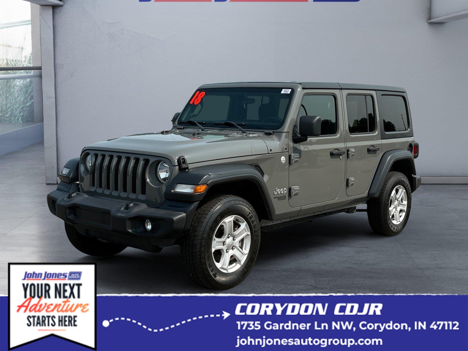 2018 Jeep Wrangler Unlimited Sport S 4WD