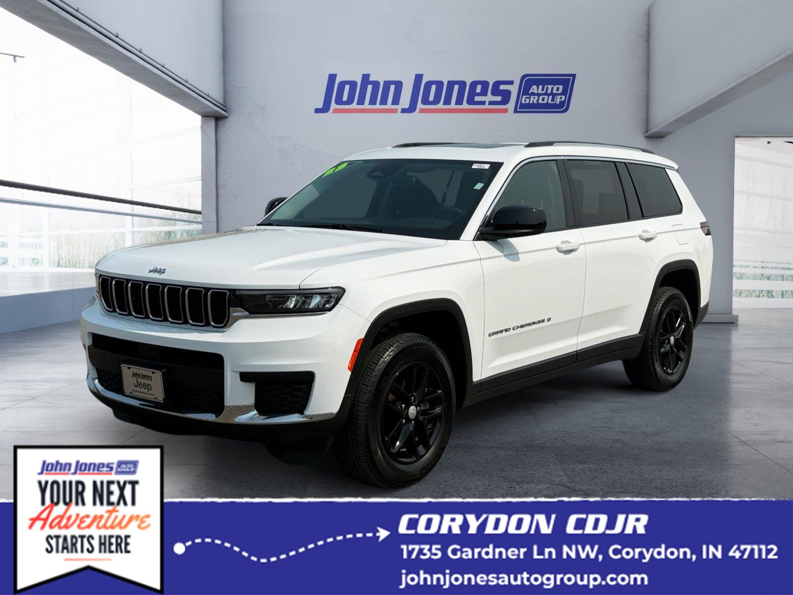 Bright White Clearcoat 2023 Jeep Grand Cherokee L SUV / Crossover 4X2 8-Speed Automatic