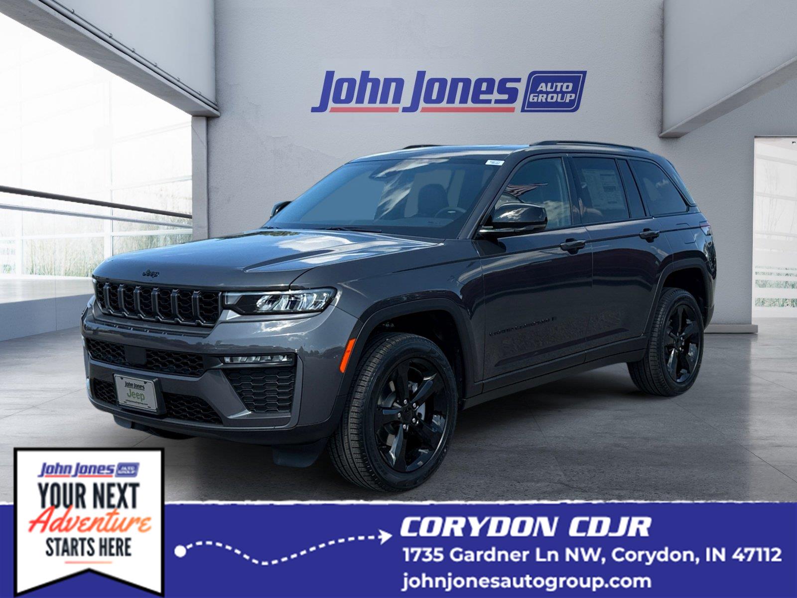 Baltic Gray Metallic Clearcoat 2026 Jeep Grand Cherokee SUV / Crossover Four-Wheel Drive 8-Speed Automatic