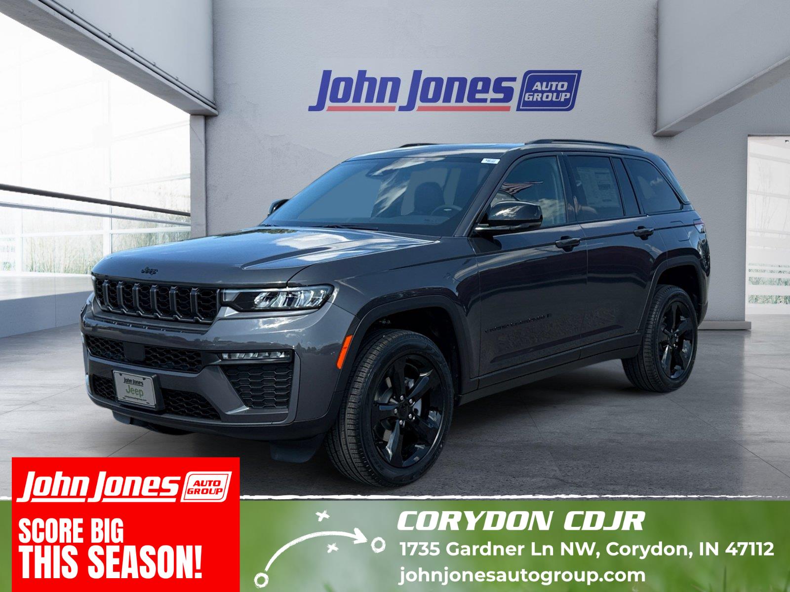 Baltic Gray Metallic Clearcoat 2026 Jeep Grand Cherokee SUV / Crossover Four-Wheel Drive 8-Speed Automatic